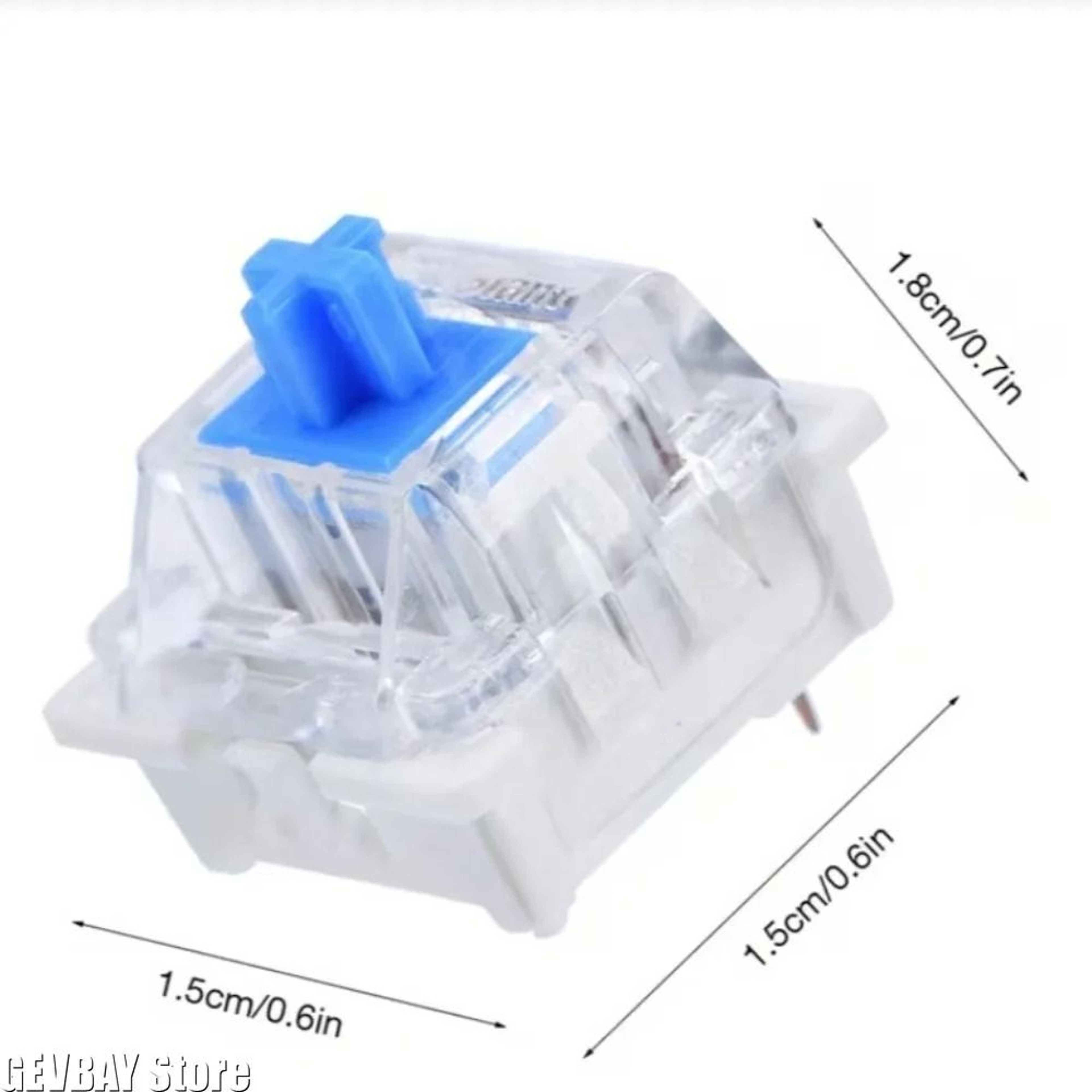 30PCS Mechanical Keyboard Tactile Switch Set  2 Pin Clicker Replacement For DIY Keyboards 2