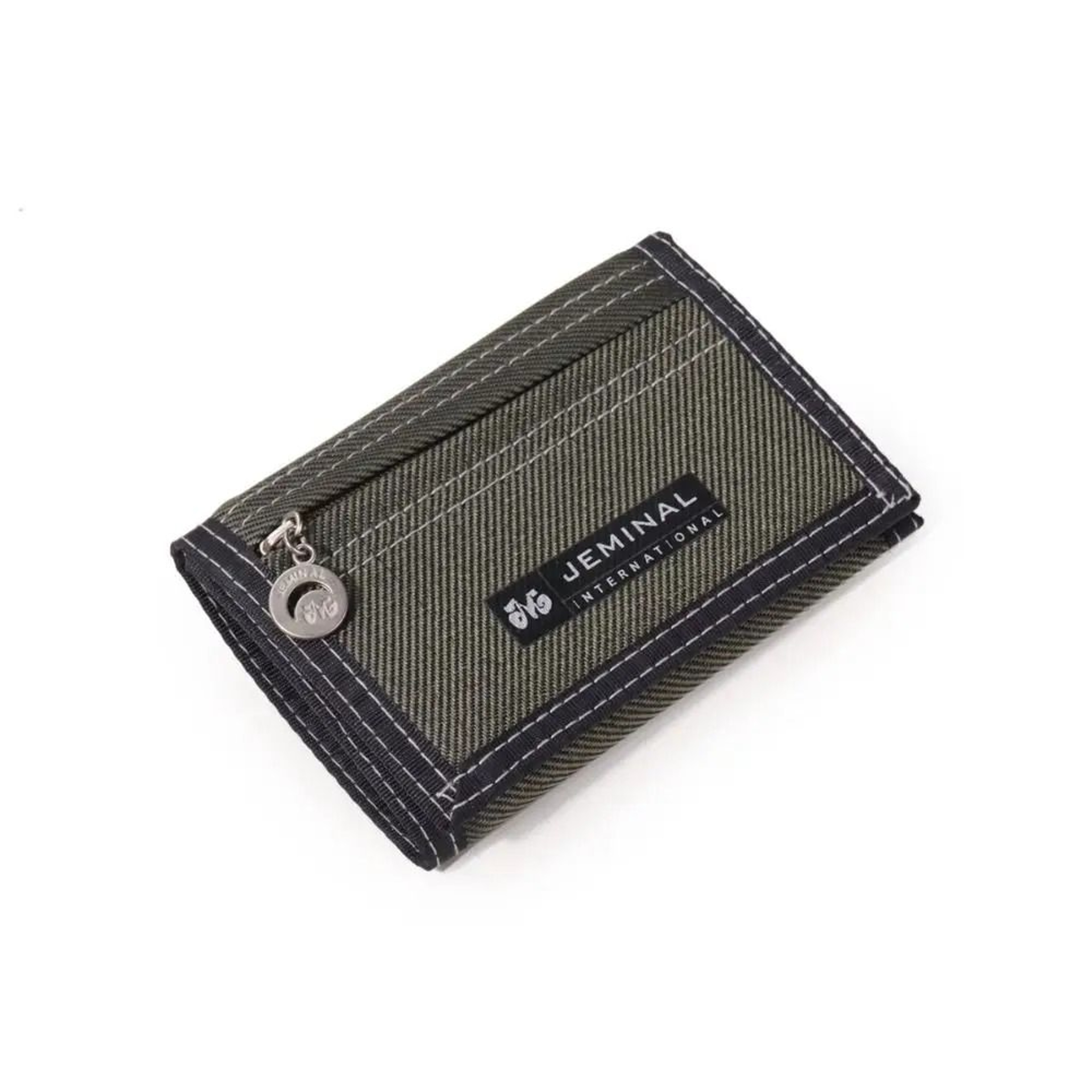 UrbanFold Canvas Trifold Wallet With Coin Pocket And Card Holder 0