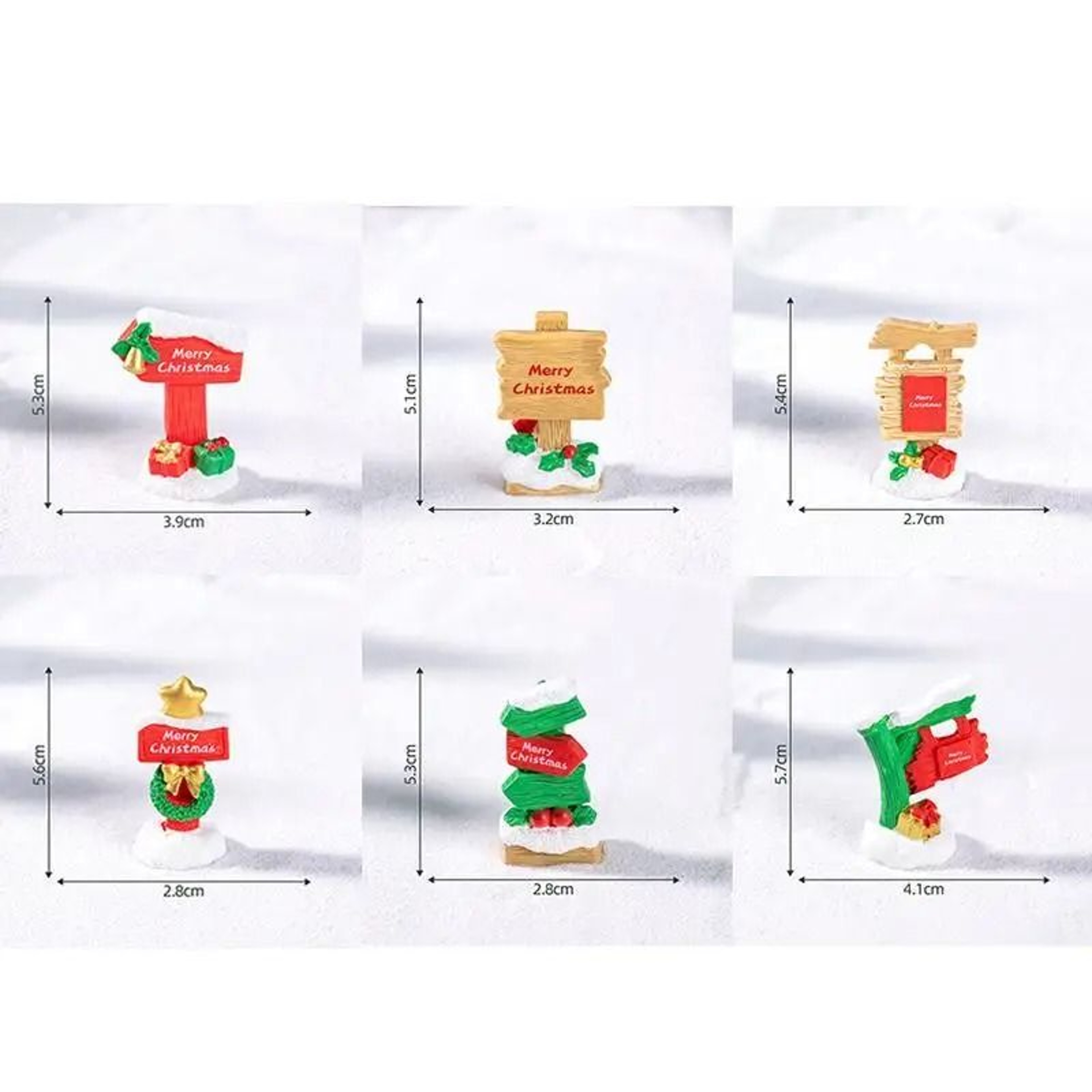 Mini Resin Road Sign Fairy Garden Decor DIY Micro Landscape Dollhouse Ornament 5