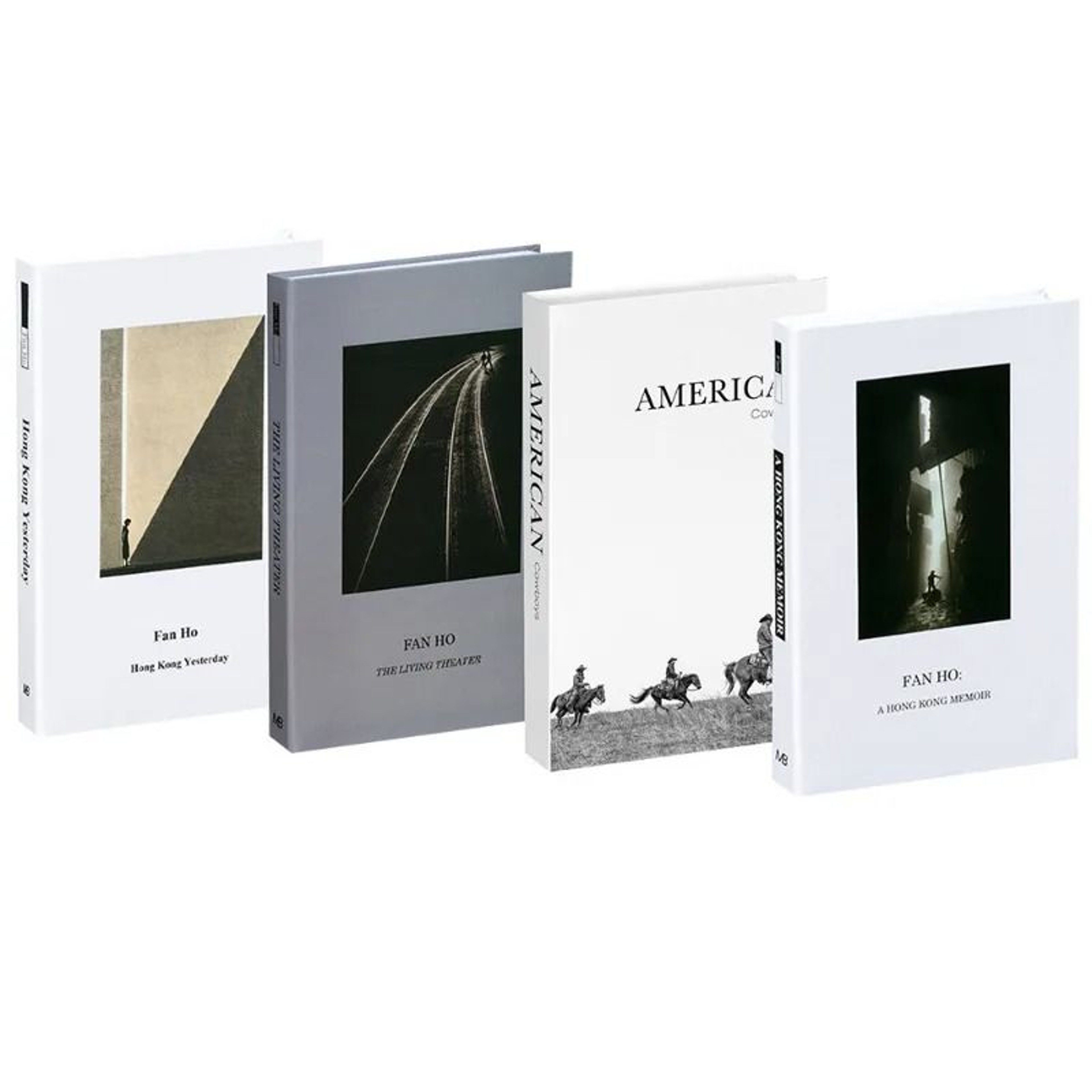 Modern Aesthetic Faux Book Set For Coffee Table  Bookshelf Decor 4pcs 20