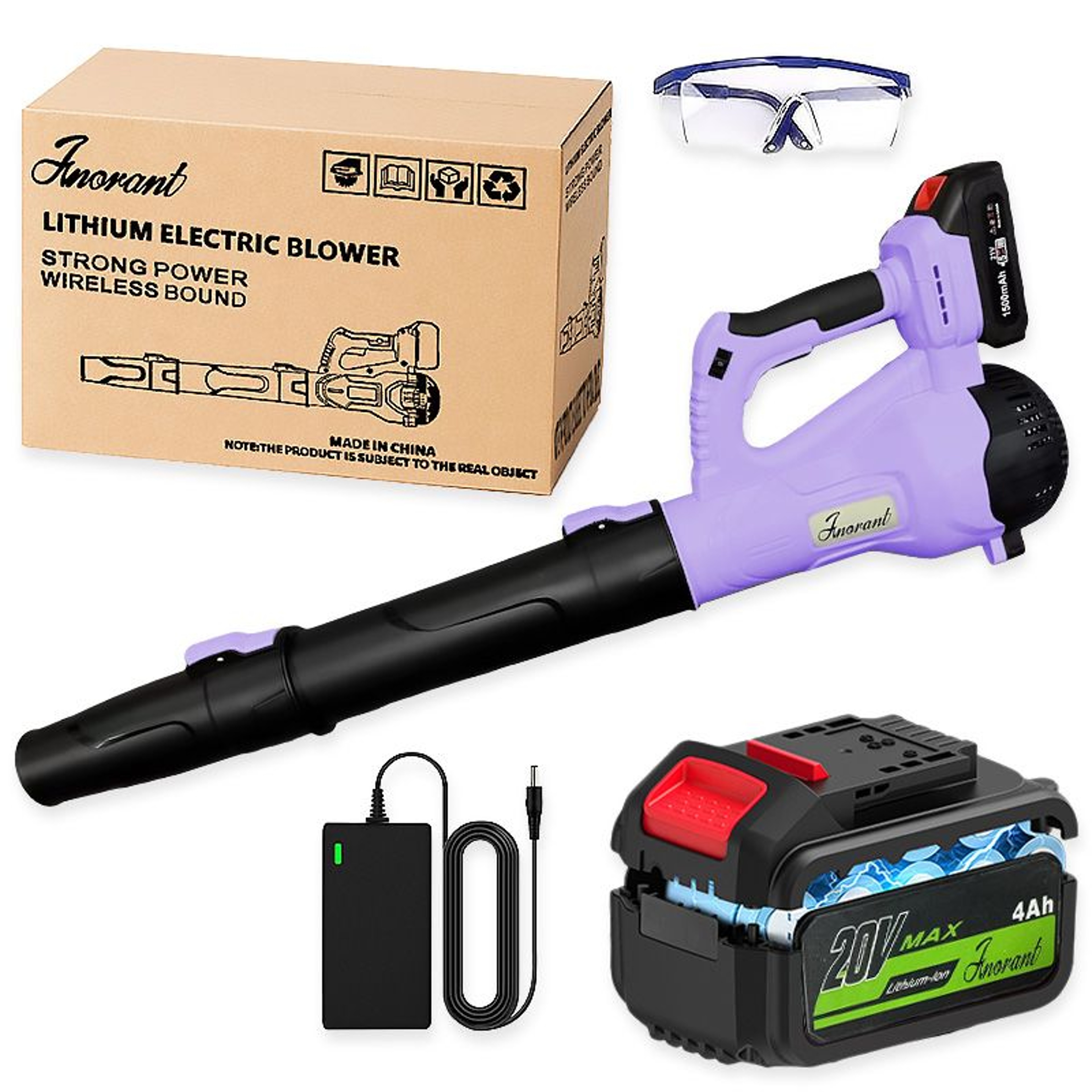 Cordless Leaf Blower  UltraHigh Power Garden Blower For Leaves Dust And Snow 5