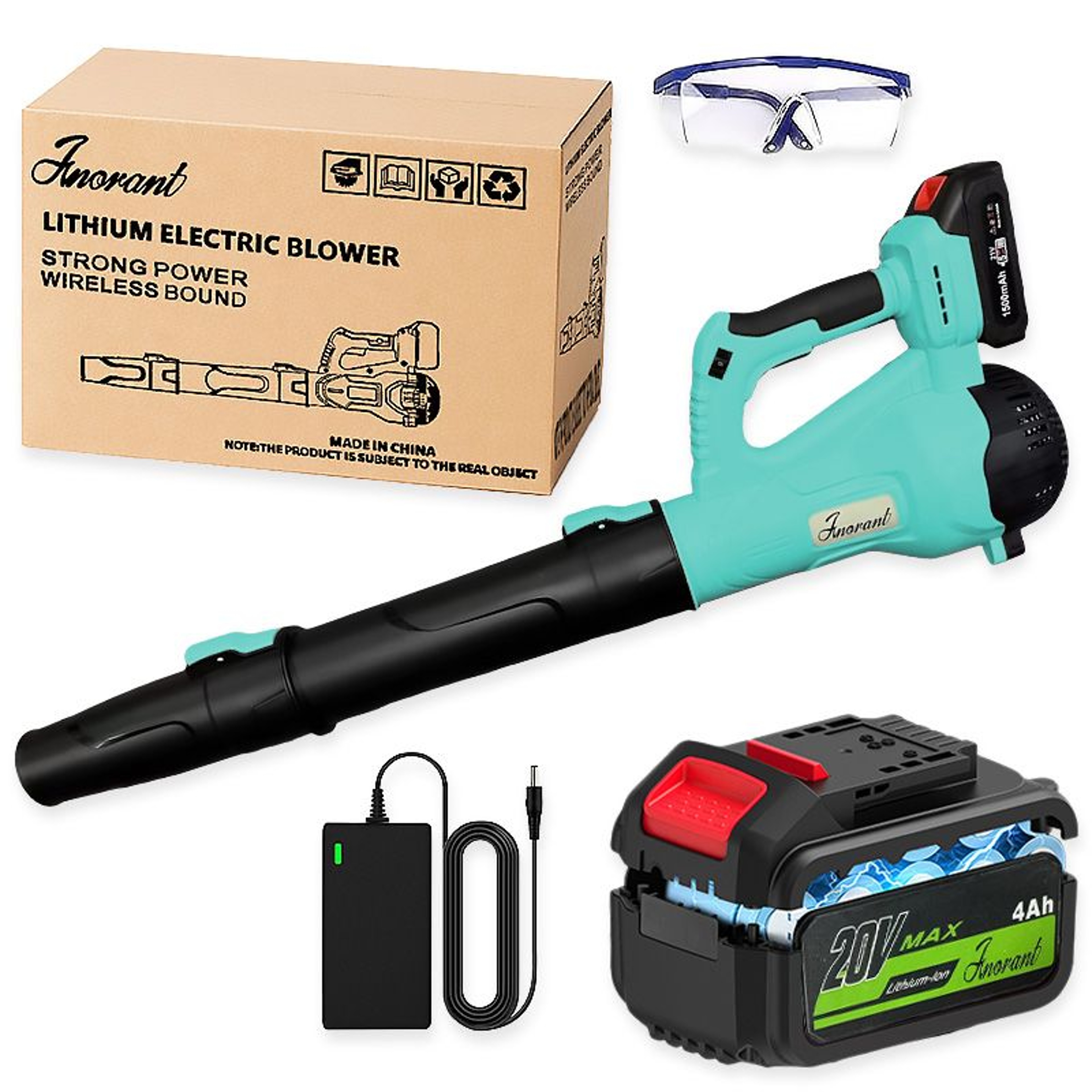 Cordless Leaf Blower  UltraHigh Power Garden Blower For Leaves Dust And Snow 7