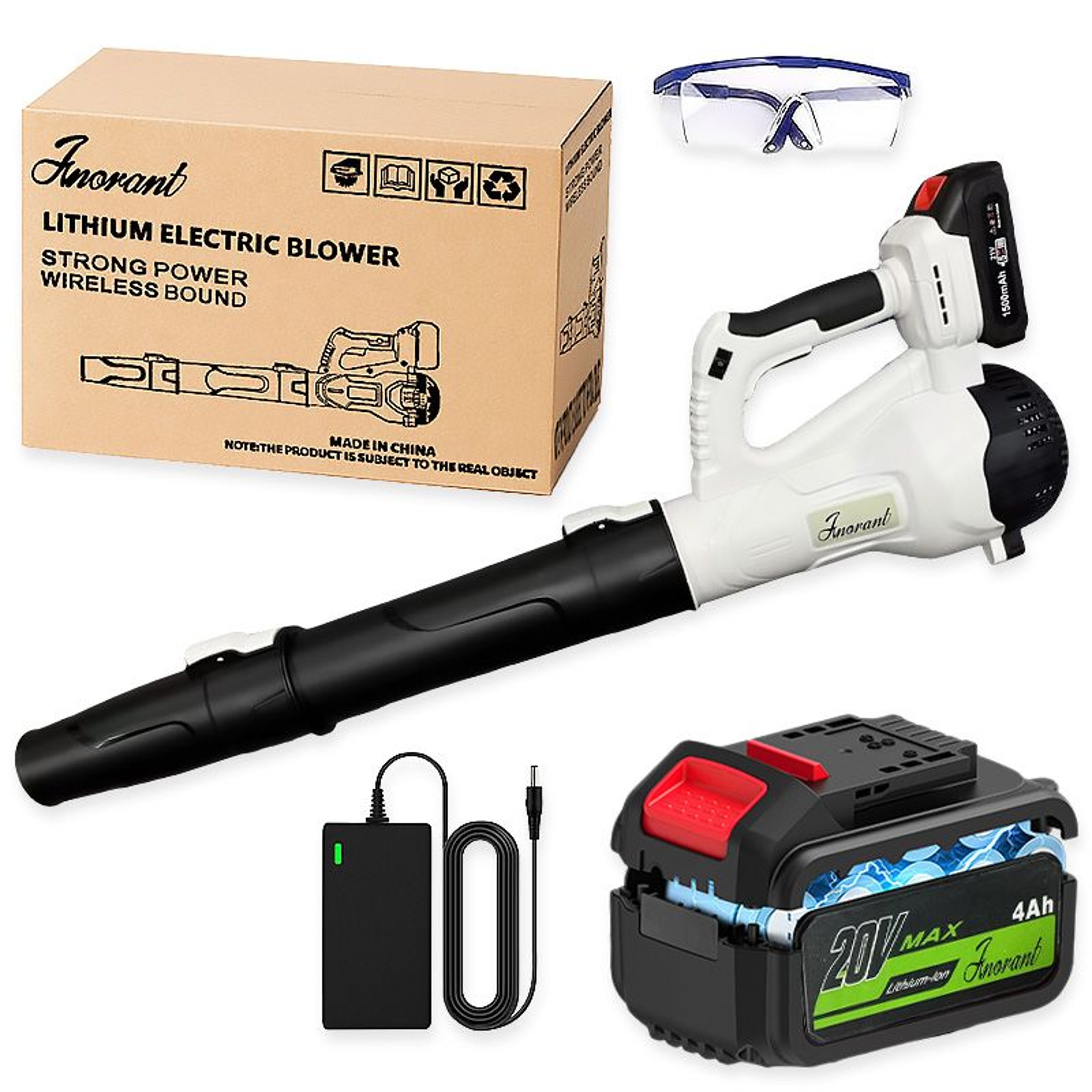 Cordless Leaf Blower  UltraHigh Power Garden Blower For Leaves Dust And Snow 9