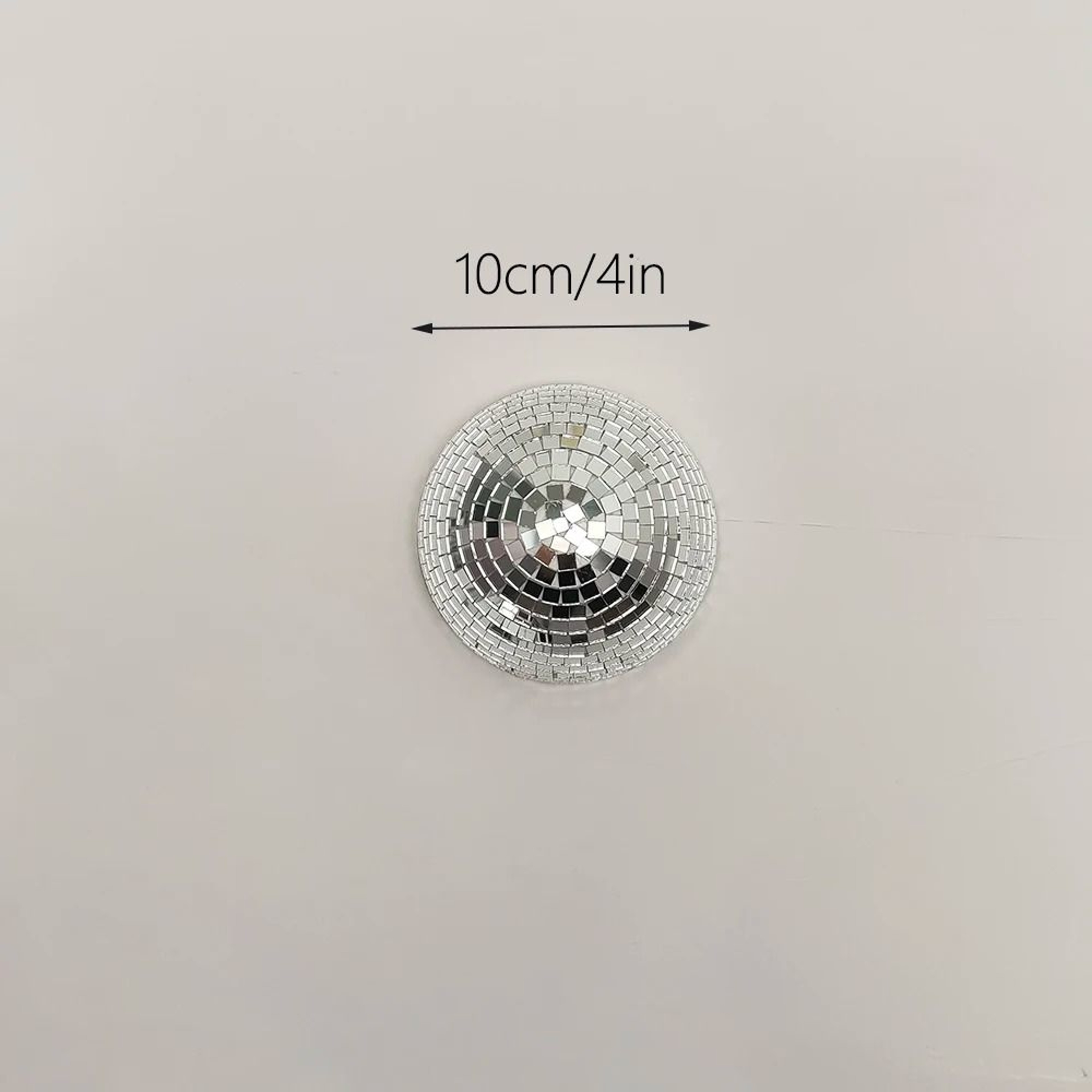 Modern Disco Mirror Wall Art Semicircle Reflective Decor For Stylish Interiors 6
