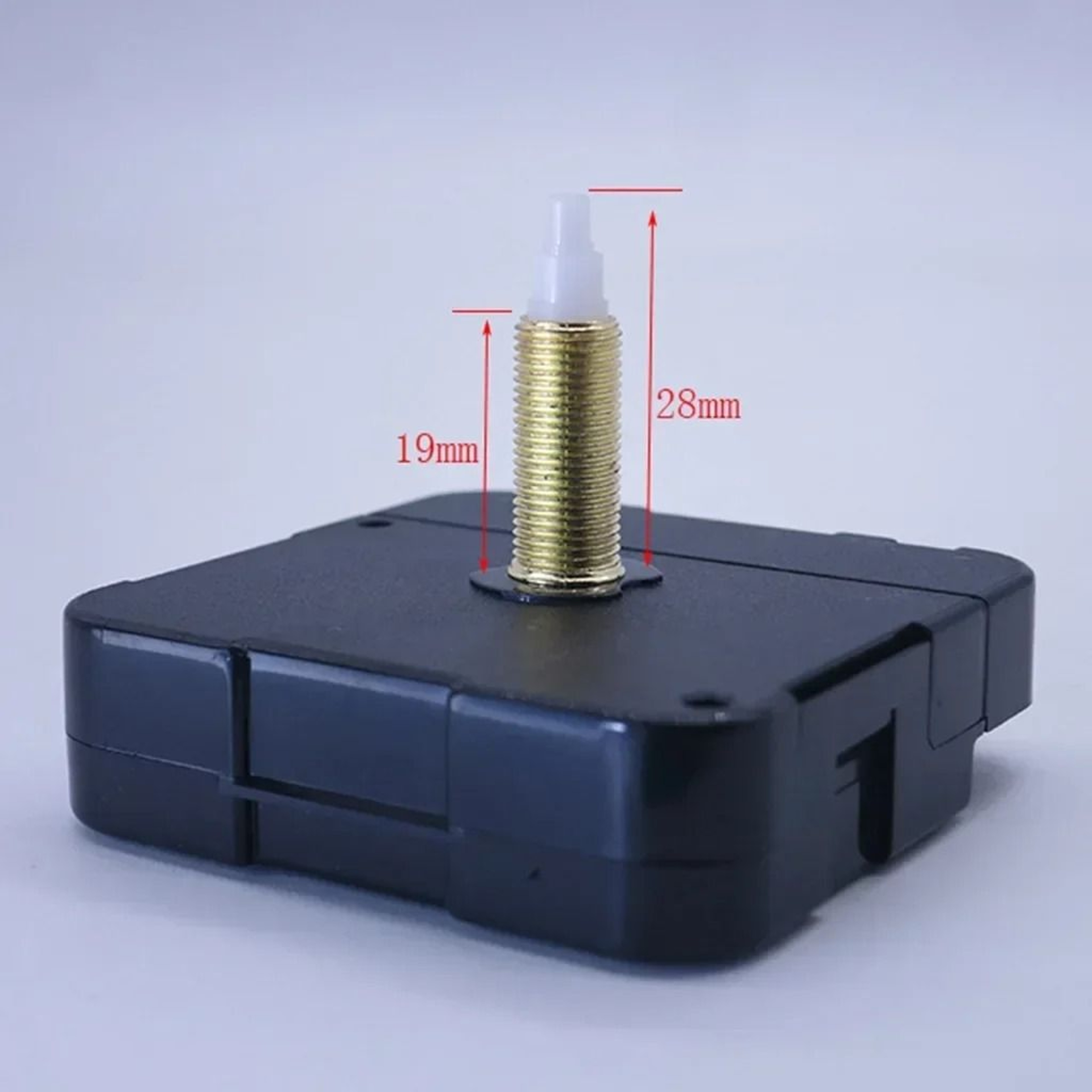 DIY Quartz Clock Movement Repair Kit 31mm Long Shaft Replacement Mechanism 10