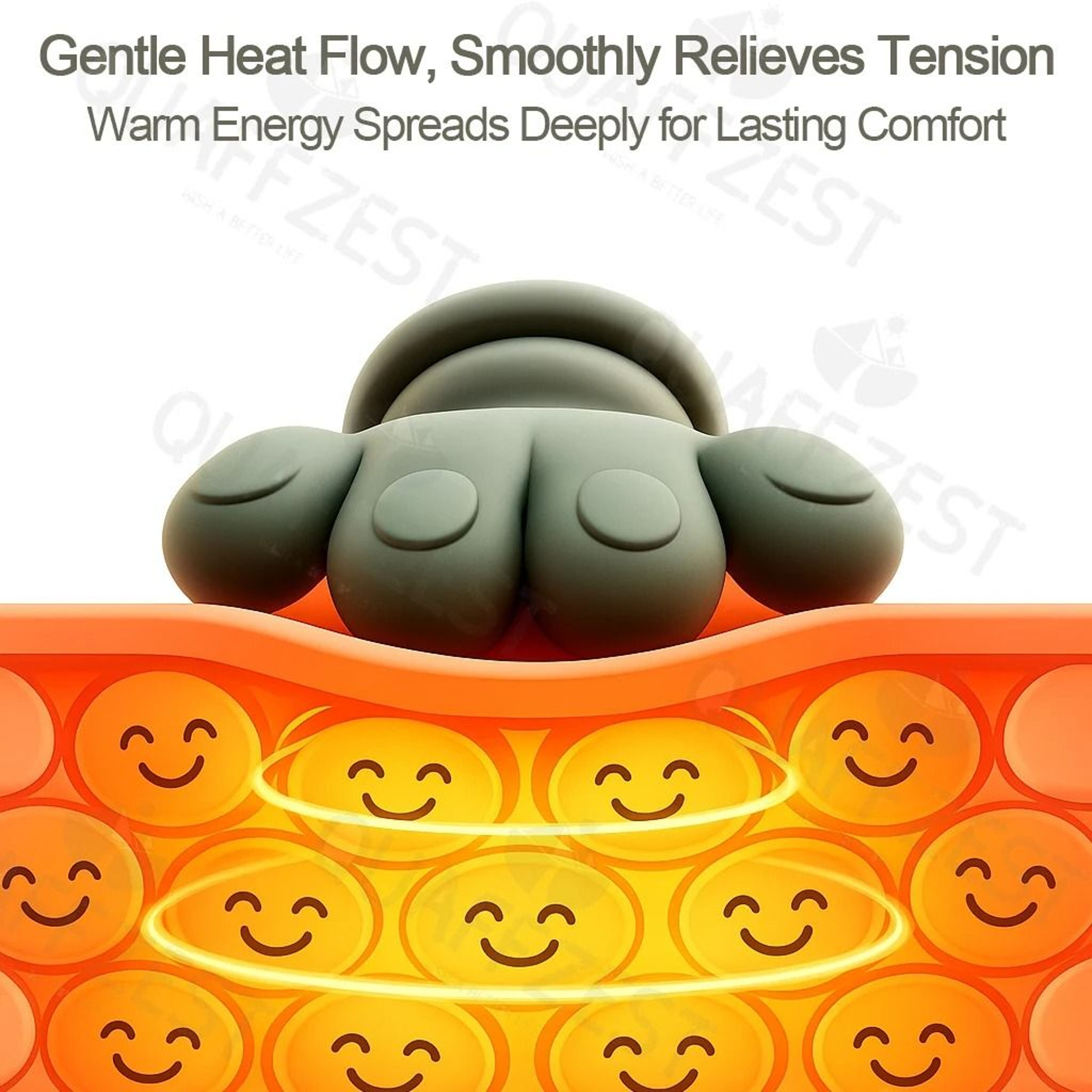 ReliefFlex Bionic Finger Neck  Shoulder Massager Wireless 4D Kneading Shawl 5