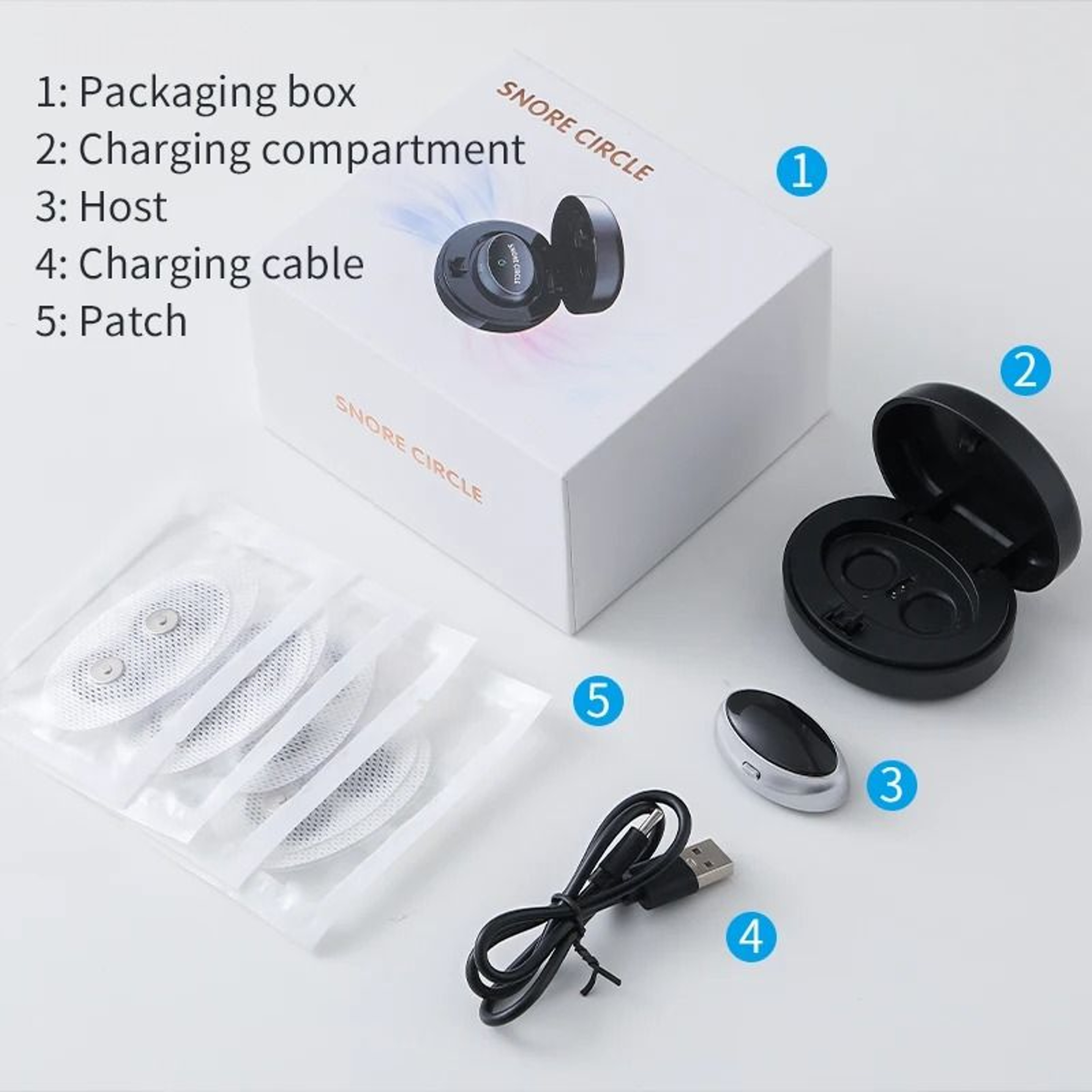 Smart Magnetic Anti Snoring Device EMS Nose Clip Sleep Aid 7