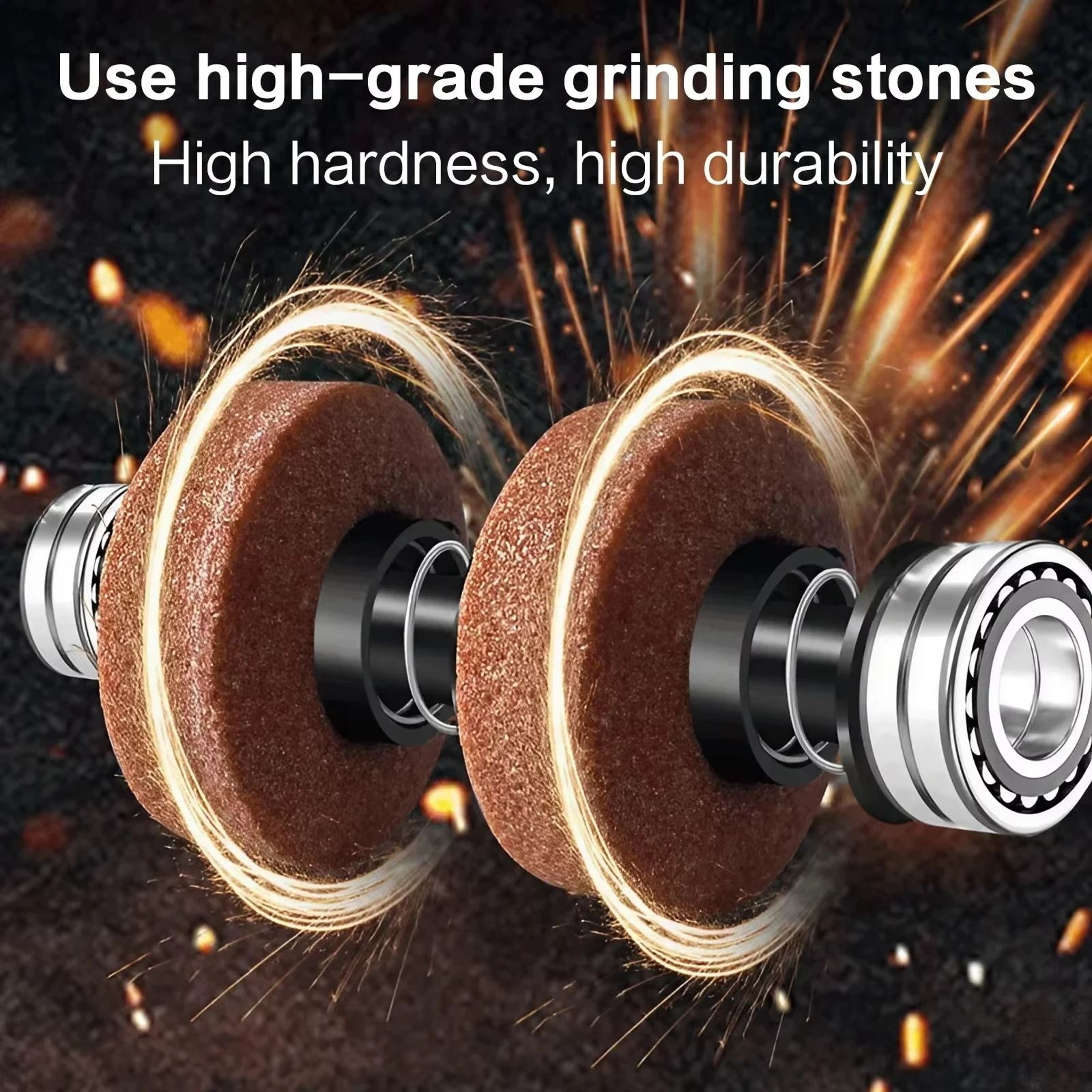 Rechargeable Electric Knife Sharpener Portable USB Quick Sharpening Tool With Non Slip Base 4