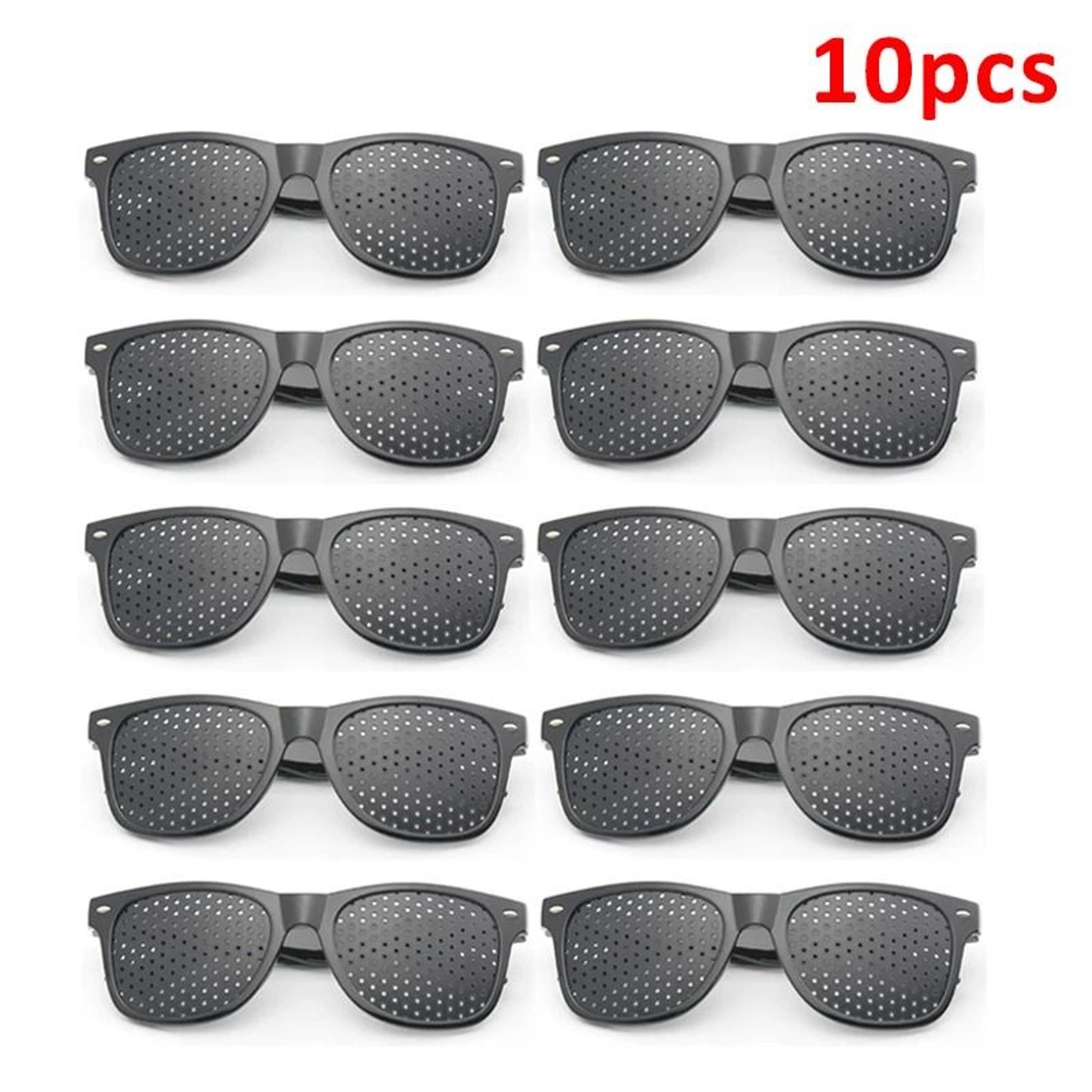 Vision Relief Pinhole Glasses For Eye Strain And Focus Training Support 12