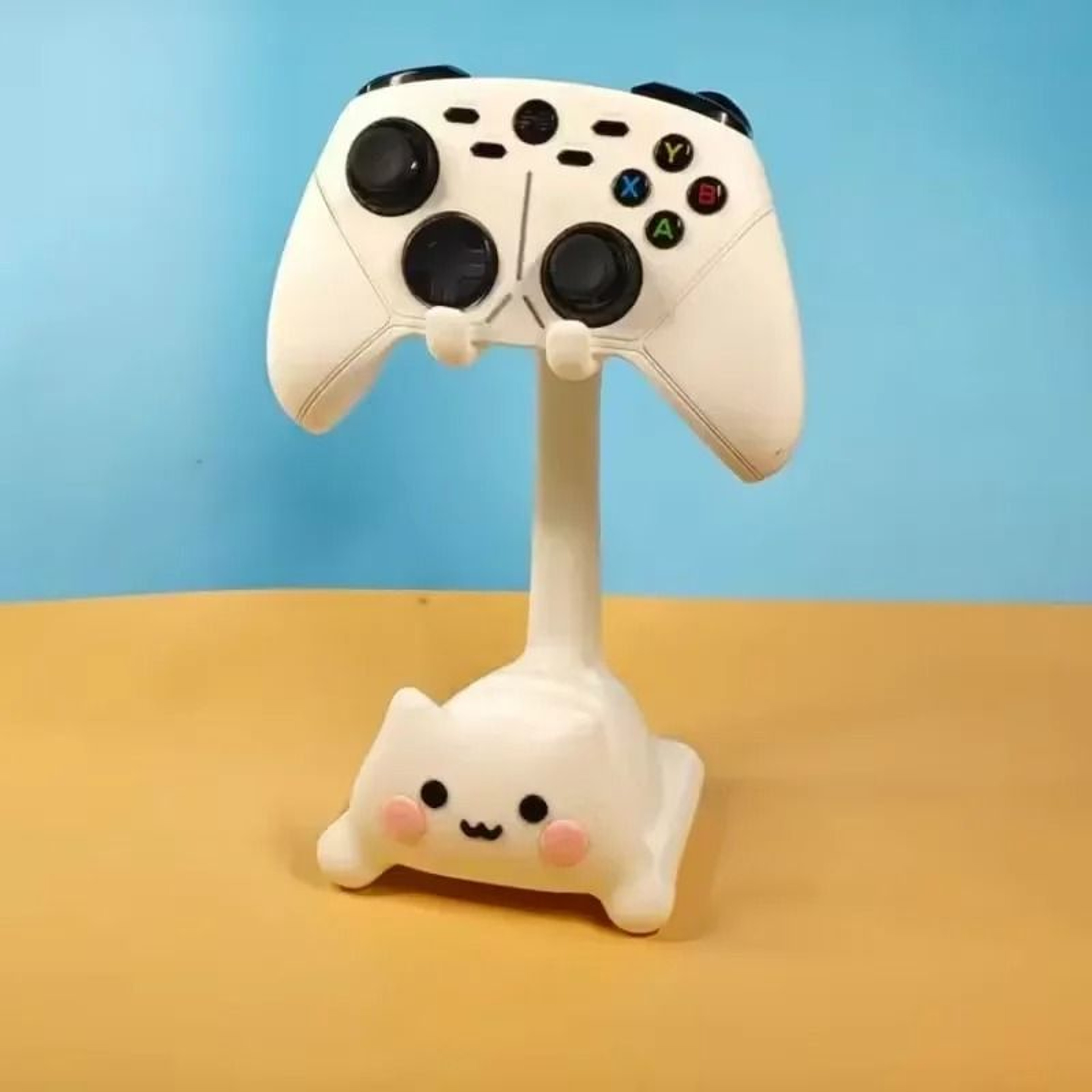Cute Cat Controller Stand For PS5 PS4 Xbox Switch Gaming Setup 2