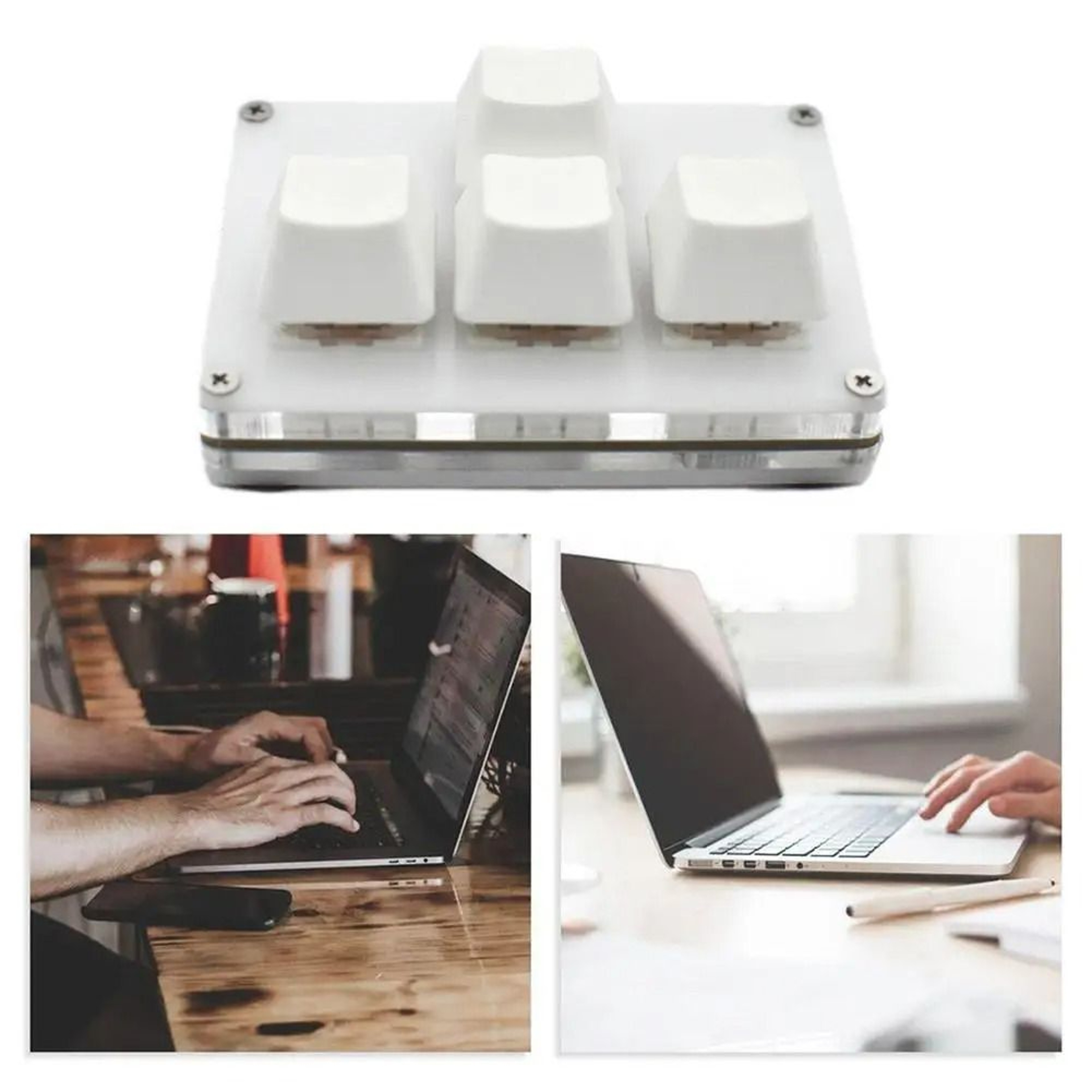 Mini 4Key Programmable Arrow Keypad  USB Mechanical Shortcut Keyboard 1