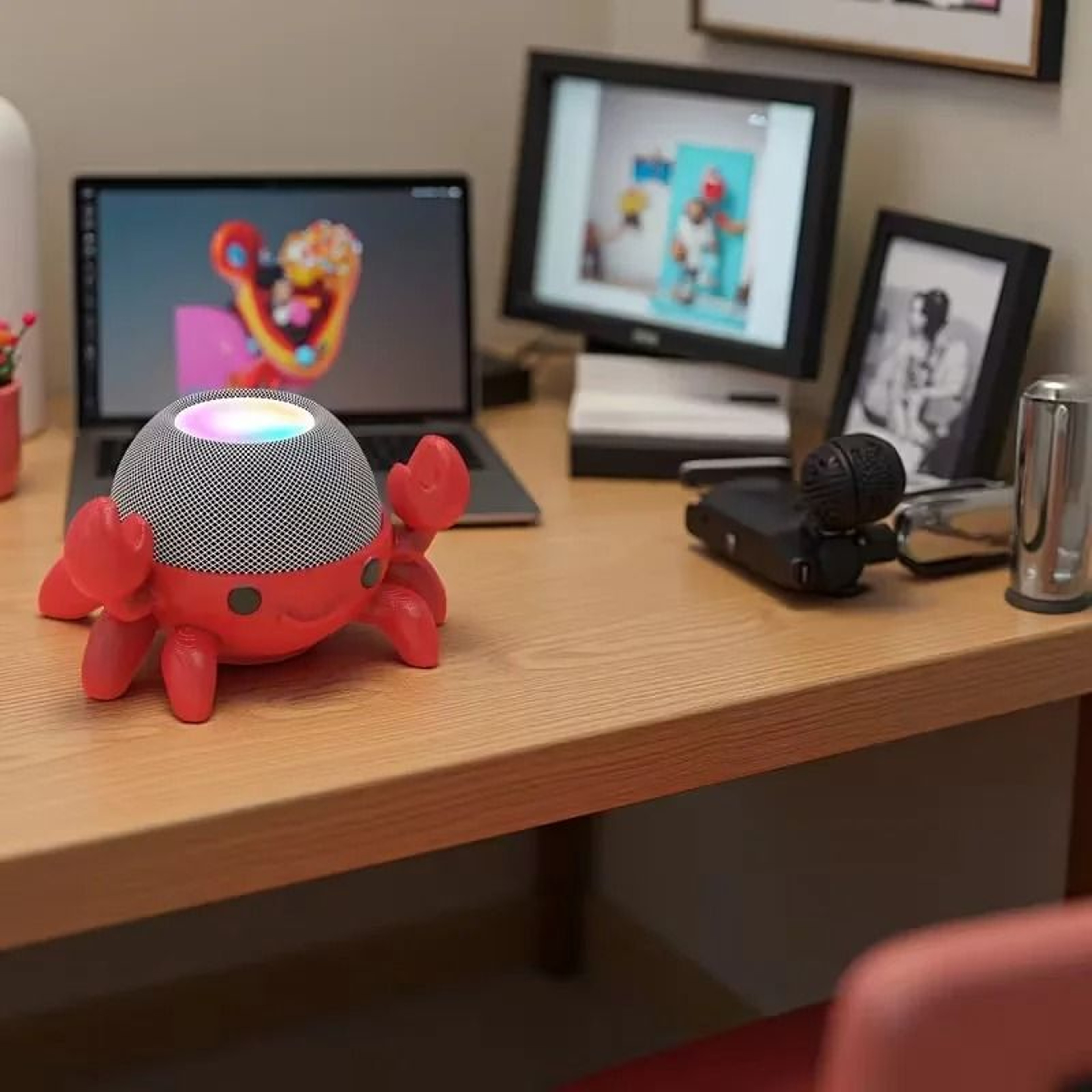Cute Crab Alexa Echo Dot Stand Desk Holder For 4th  5th Gen 0