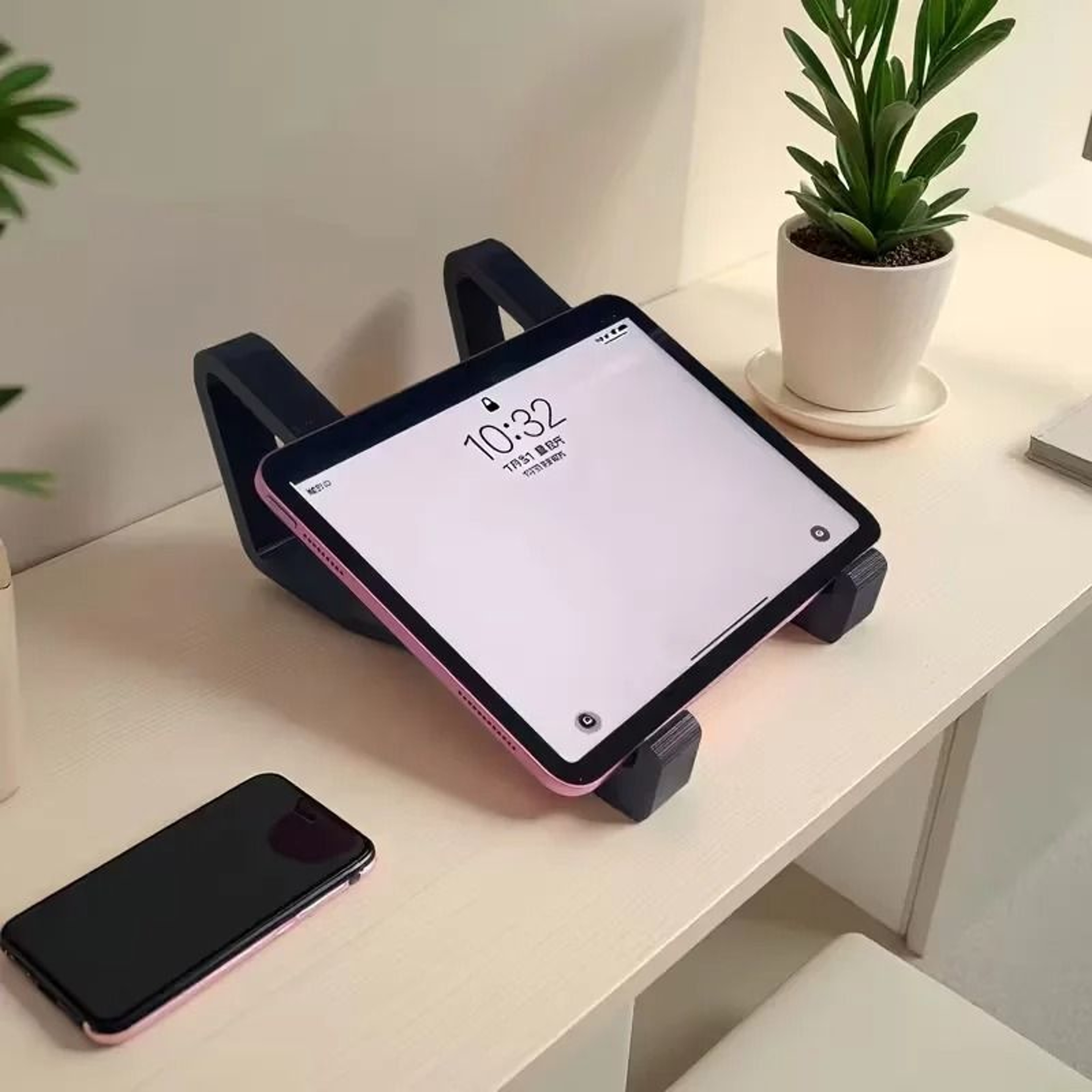 Ergonomic Adjustable Laptop Stand Portable Tilt  Height Riser For MacBook  PC 5