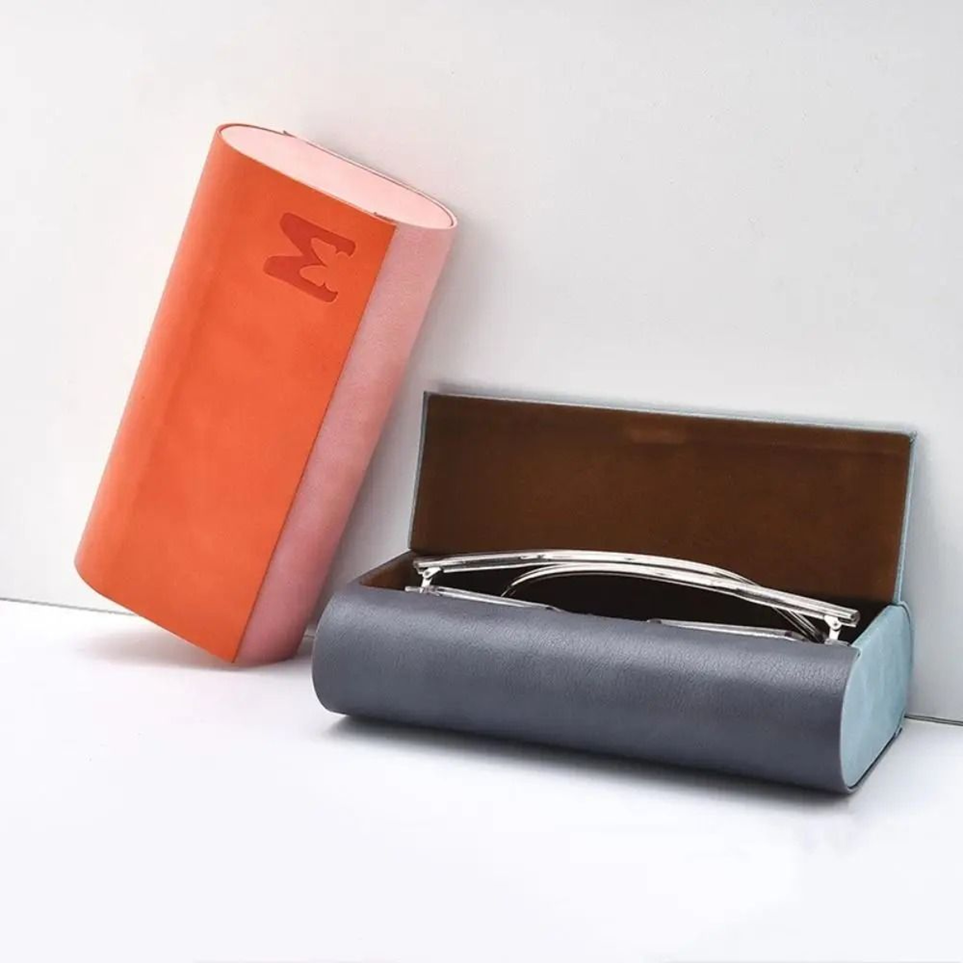 Portable Double Layer Eyeglasses Case For 2 Pairs Of Glasses 4