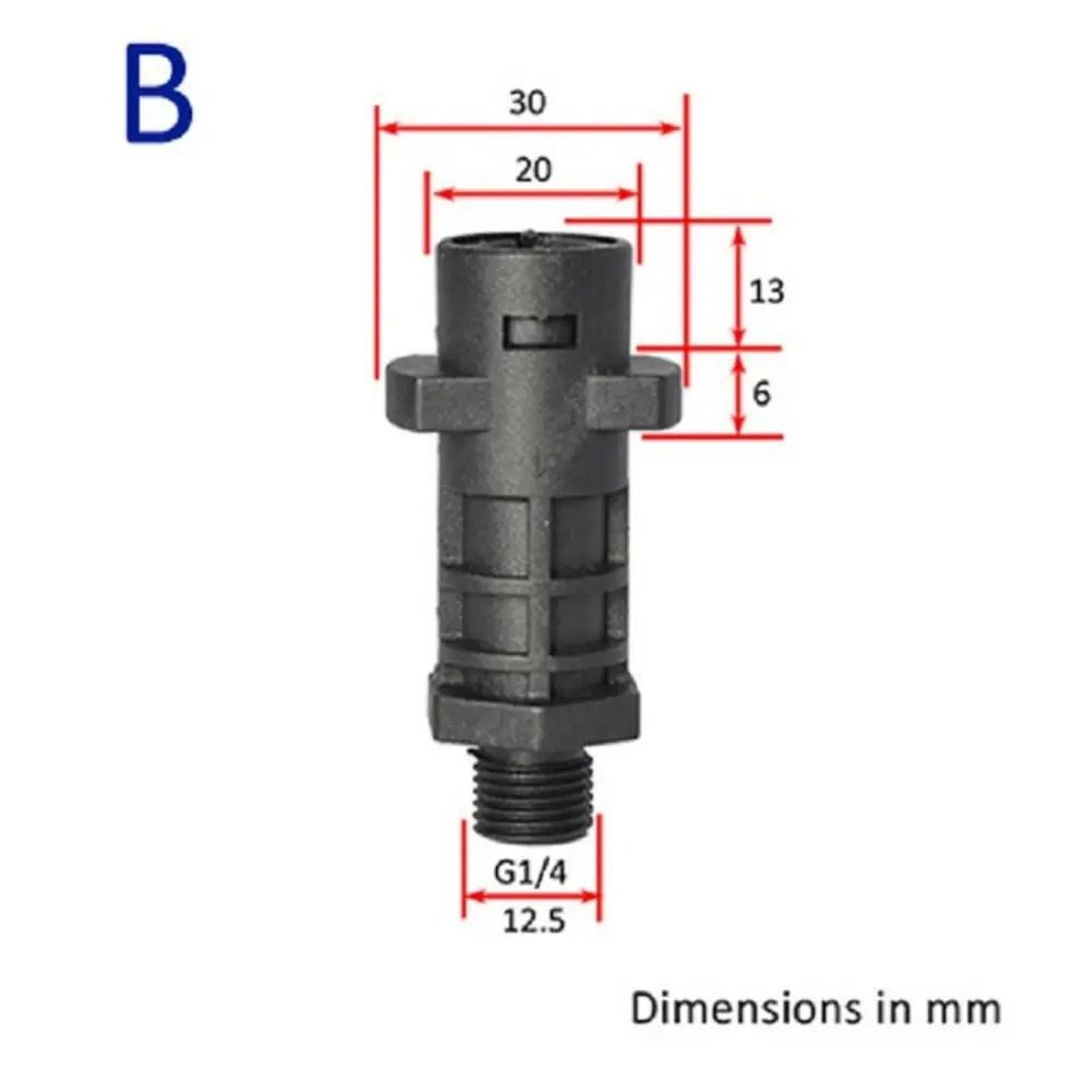 Pressure Washer Foam Generator Adapter For Karcher G14 Quick Connector 6