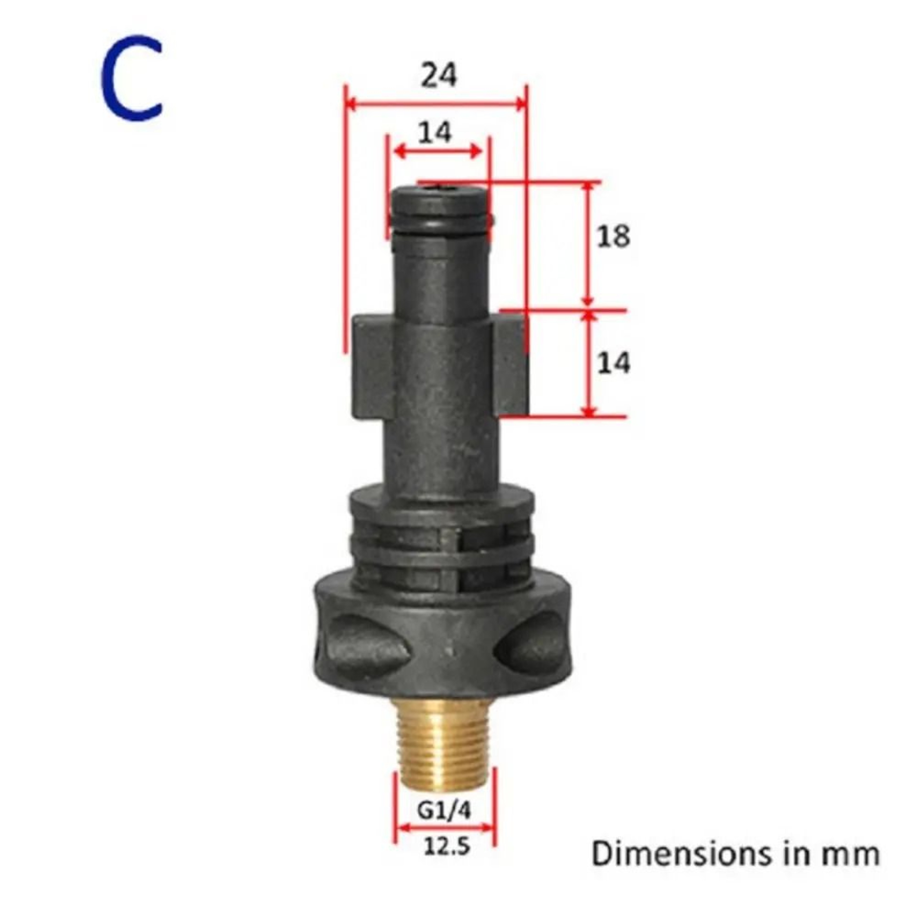 Pressure Washer Foam Generator Adapter For Karcher G14 Quick Connector 8