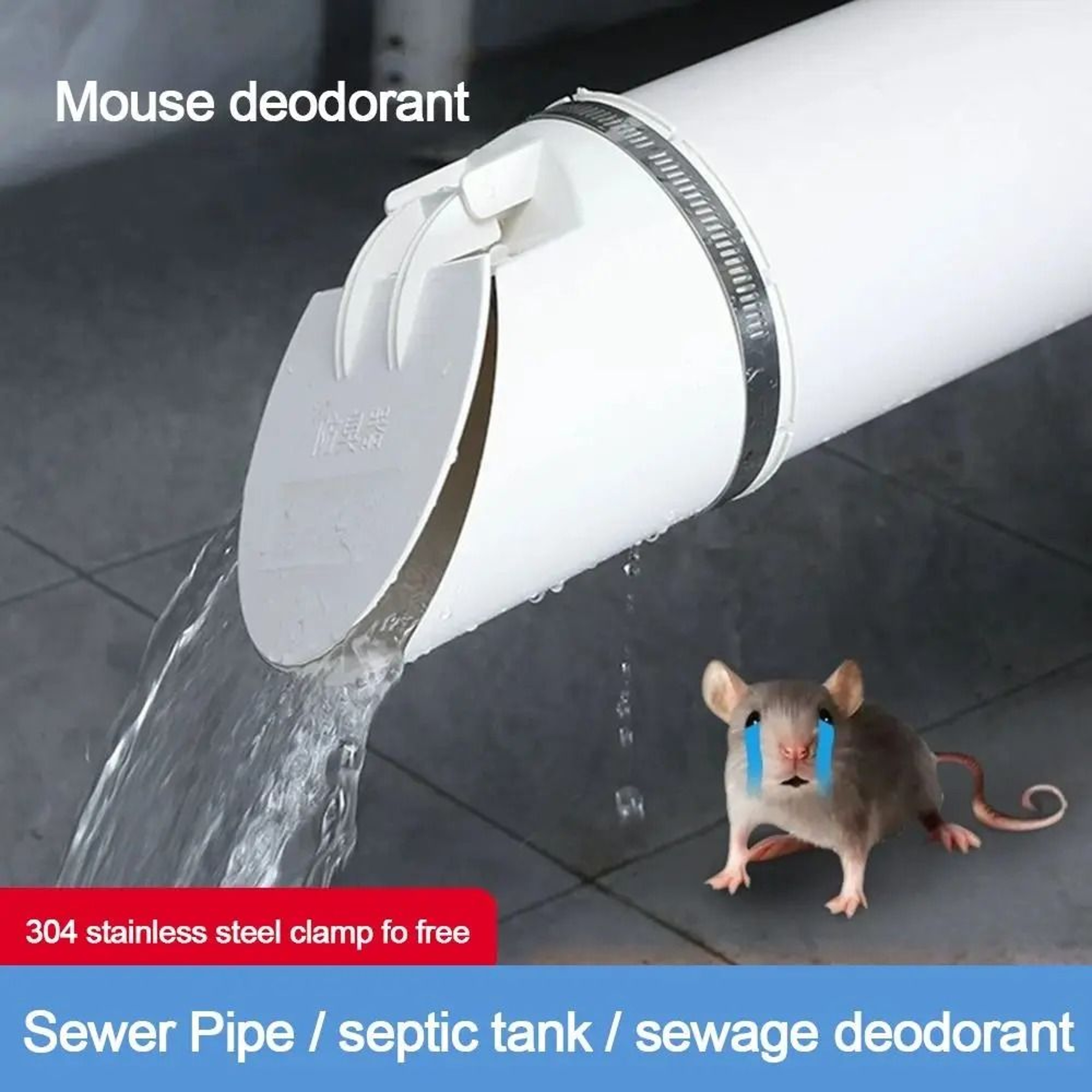 Anti Odor Roof Drain Cover For Drainage Pipes Insect Proof Rain Pipe Cap 0