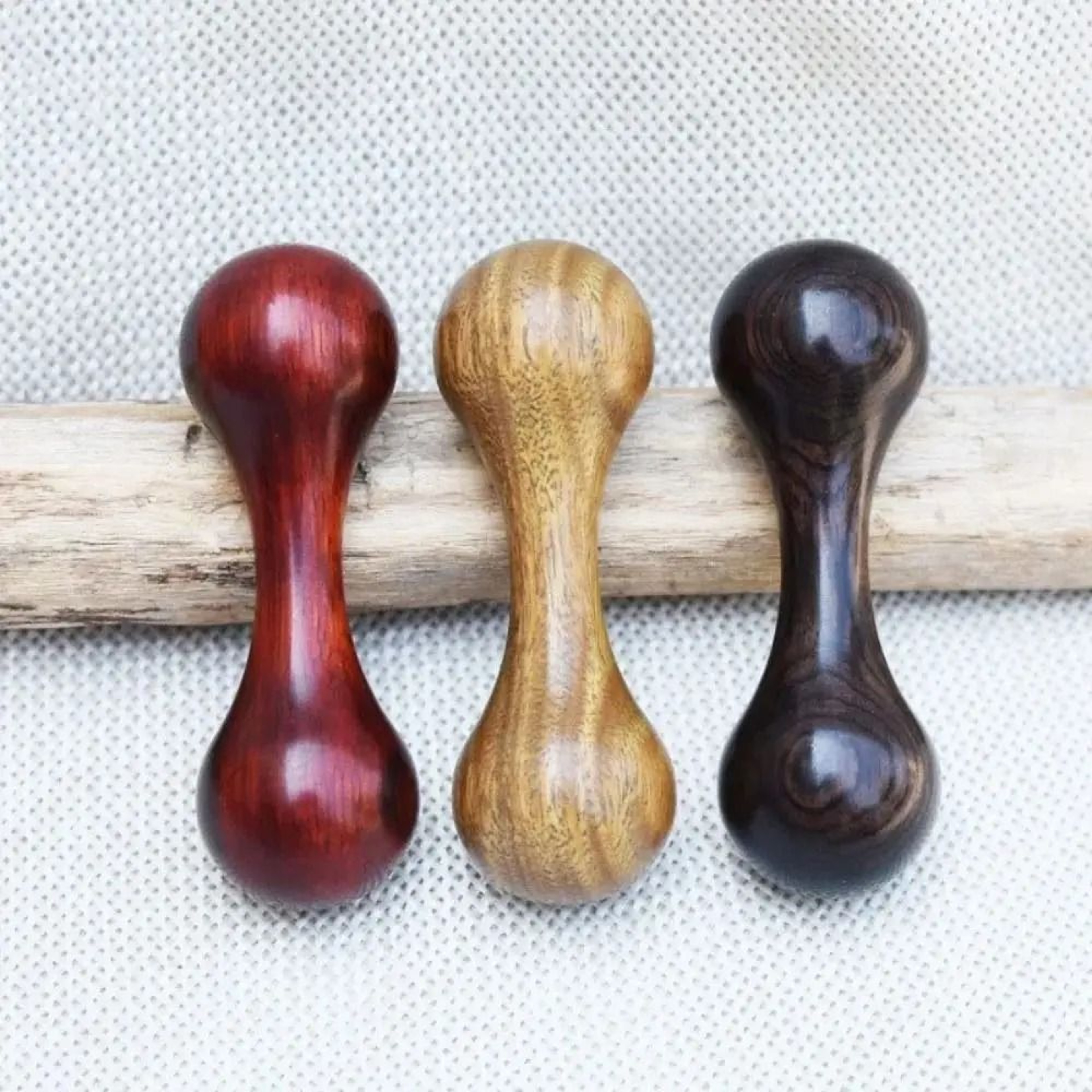 Wooden Finger Gyro Stress Relief Toy Rosewood  Ebony Fidget Spinner 4
