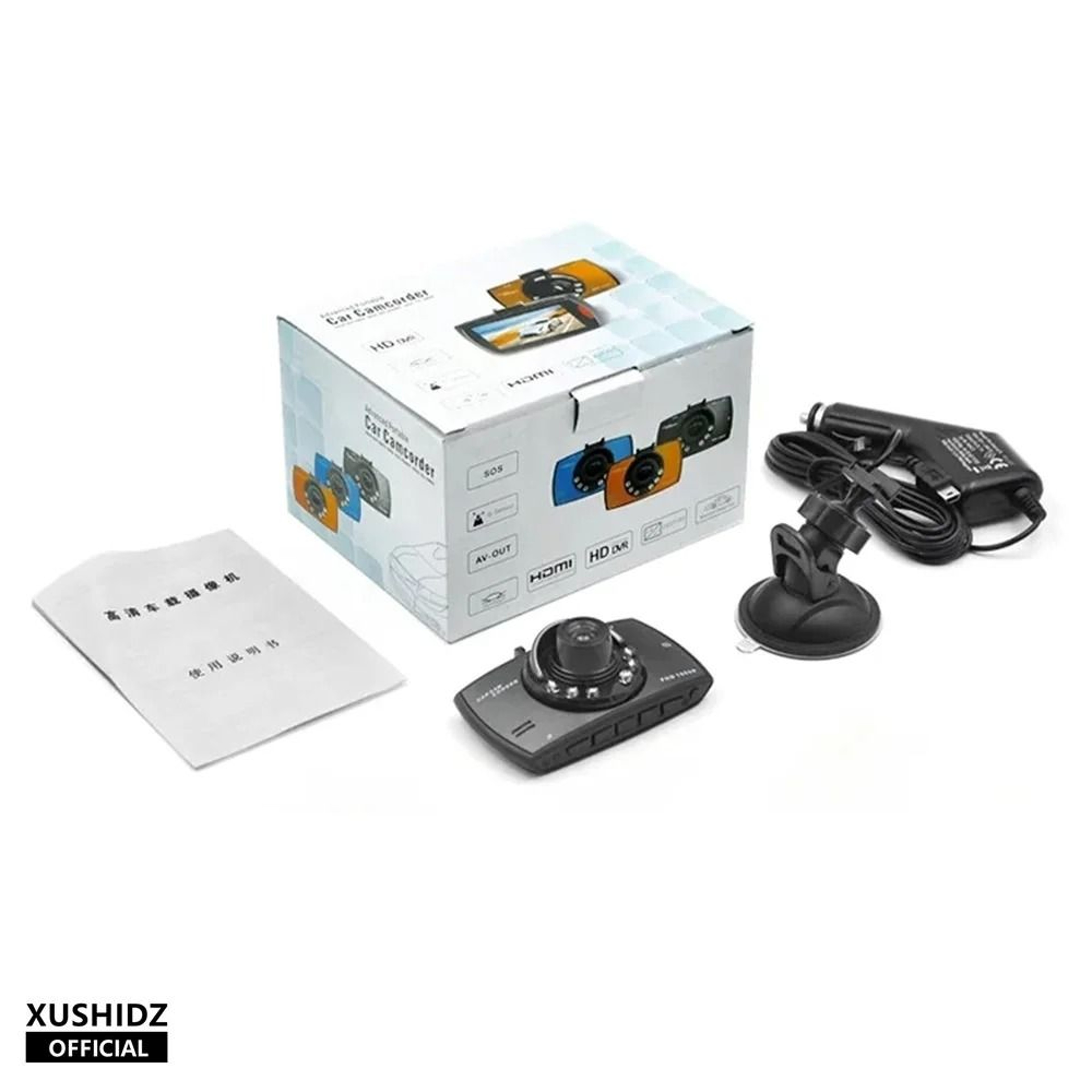 XUSHIDZ Q02 1080P HD Dash Camera With Night Vision And Loop Recording 6