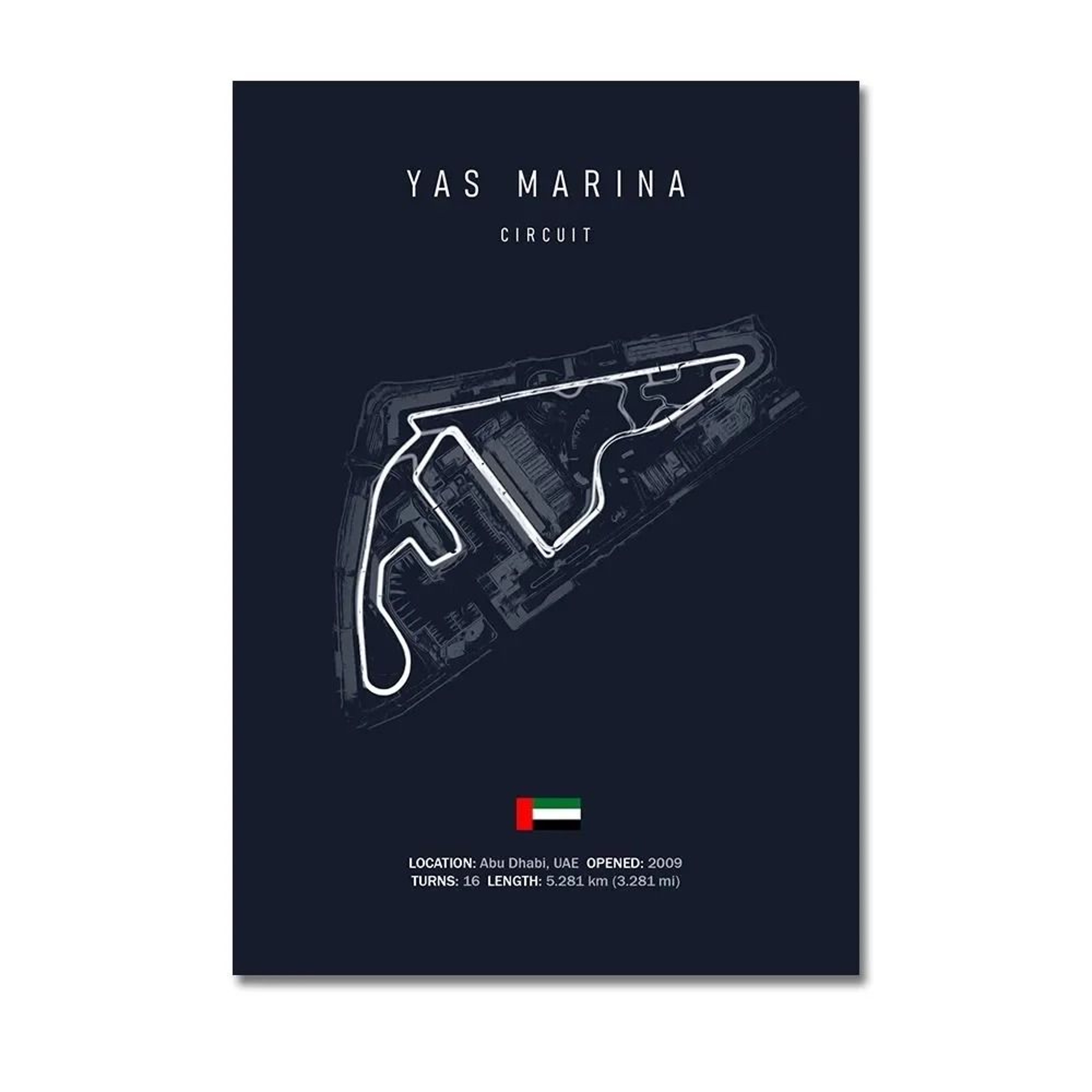 F1 Racing Circuit Canvas Wall Art For Motorsport  Formula Racing Fans 19