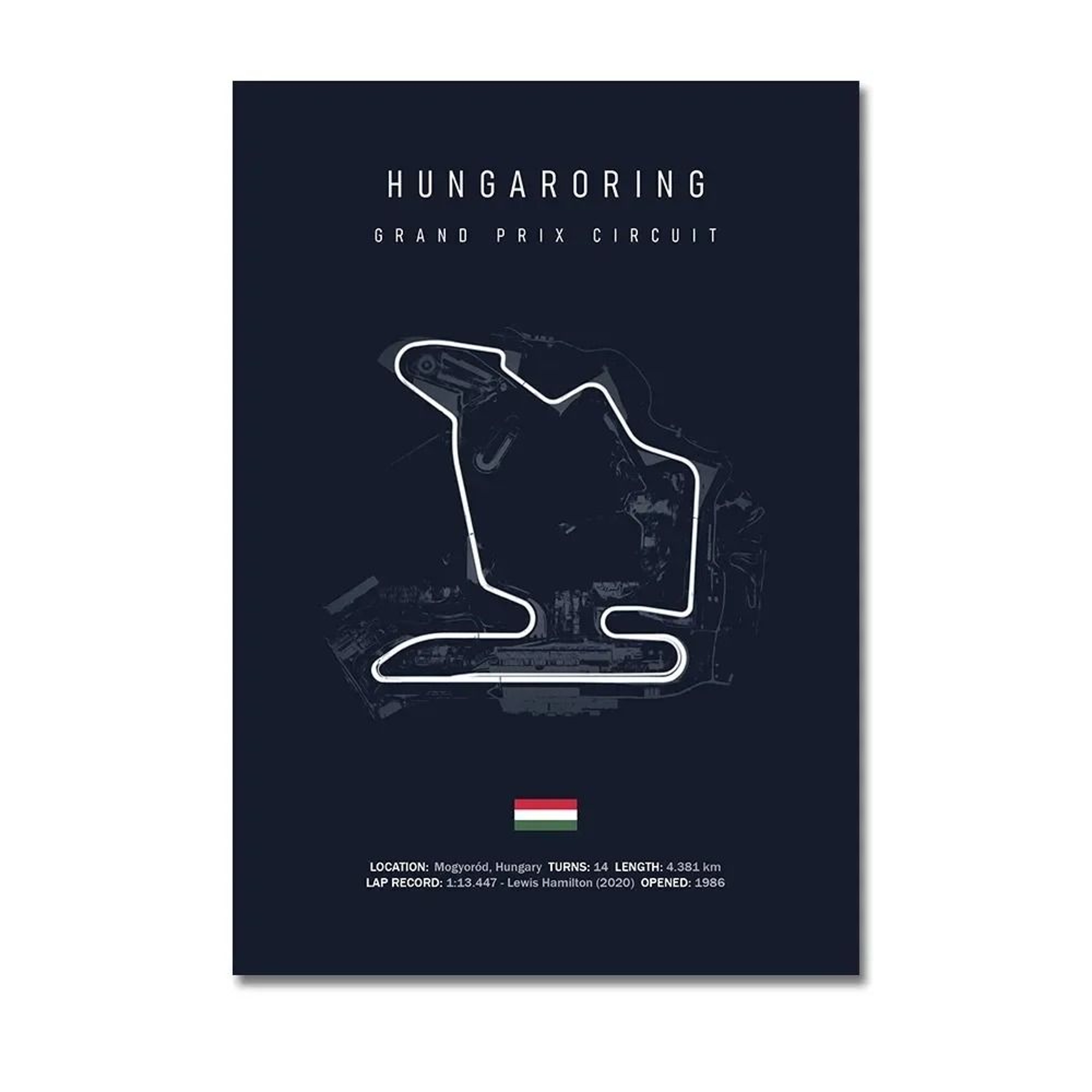 F1 Racing Circuit Canvas Wall Art For Motorsport  Formula Racing Fans 22