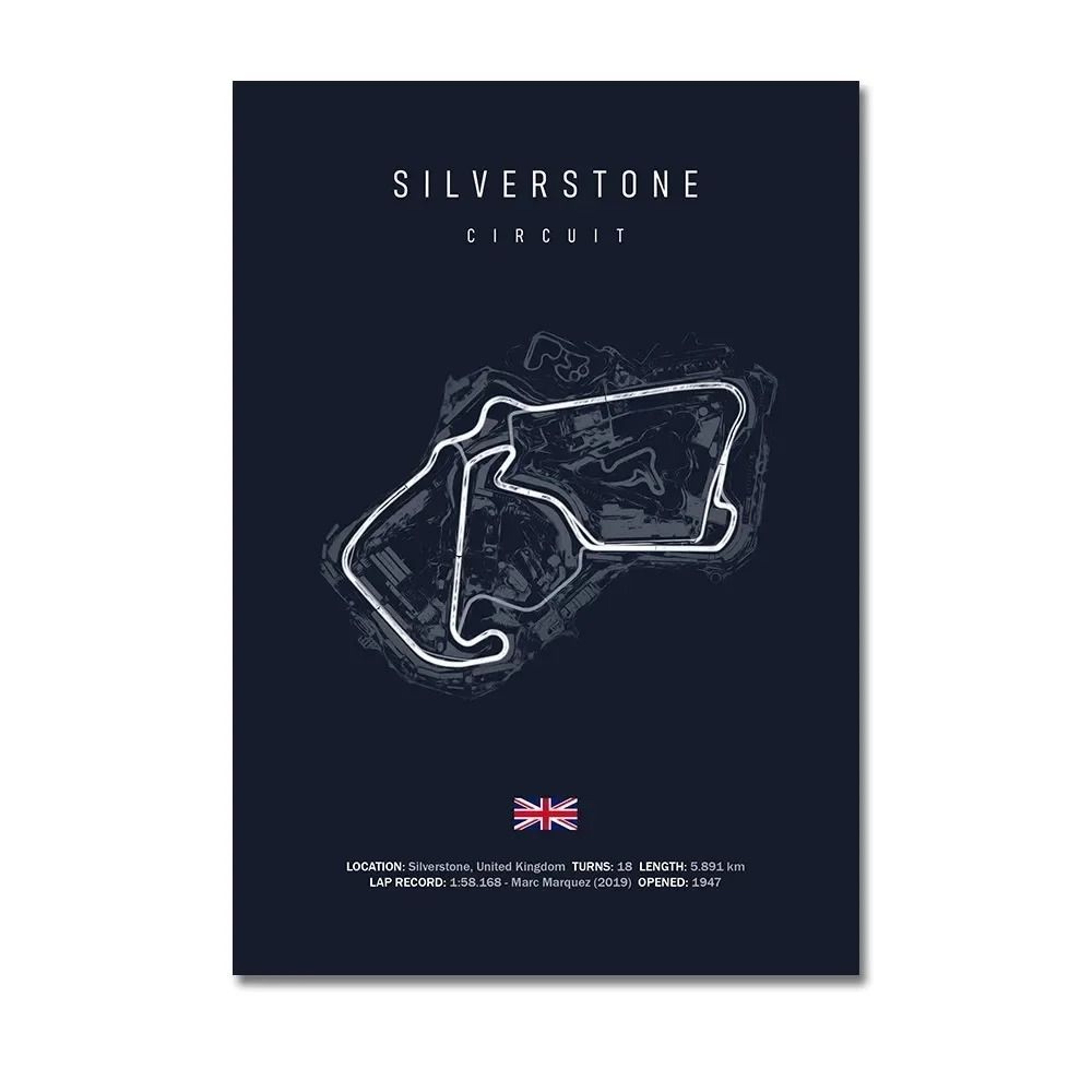 F1 Racing Circuit Canvas Wall Art For Motorsport  Formula Racing Fans 28