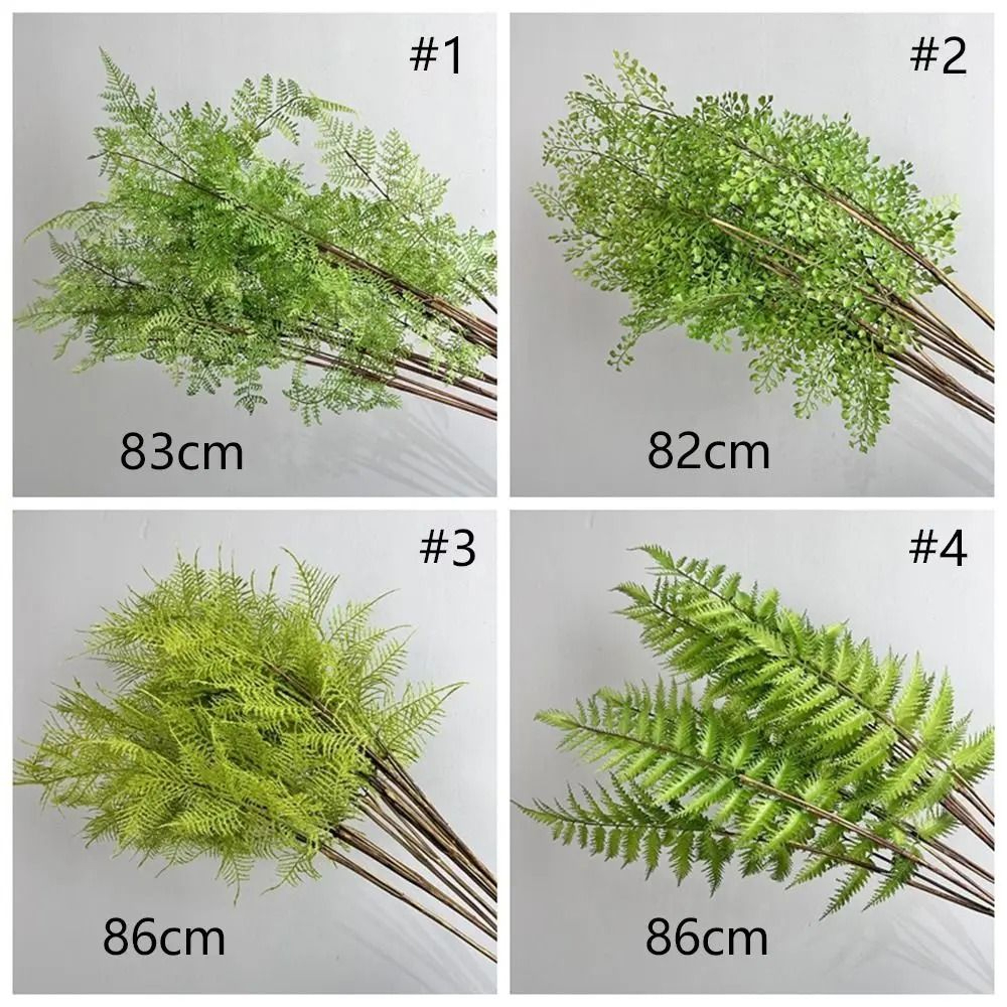 Real Touch Artificial Fern Branches Elegant Faux Greenery For Home  Wedding Decor 5