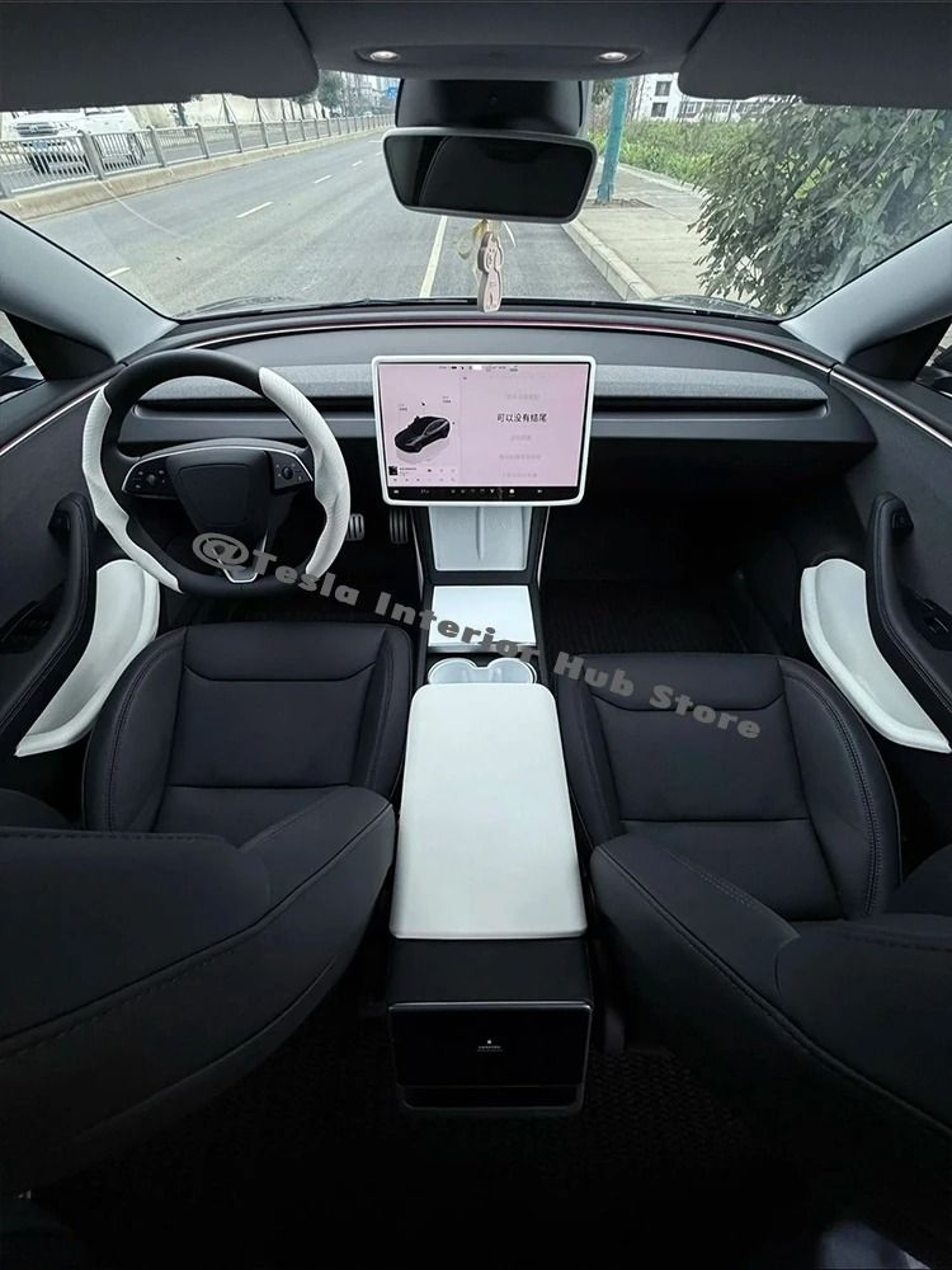 Tesla Model Y Juniper  Model 3 Highland White Interior Door Storage Organizer Bin 5