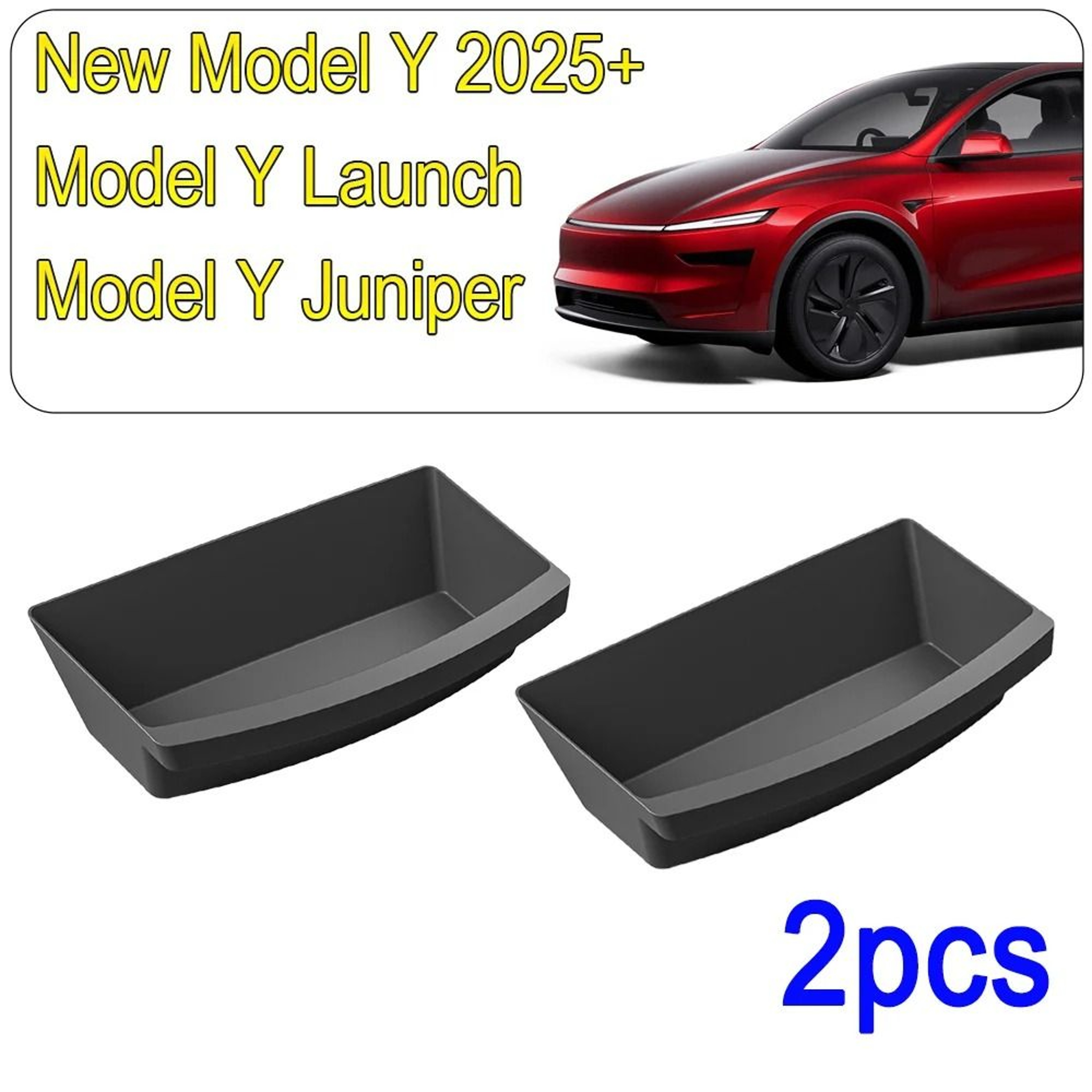 Tesla Model Y Juniper Under Seat Storage Box Organizer For 20252026 8