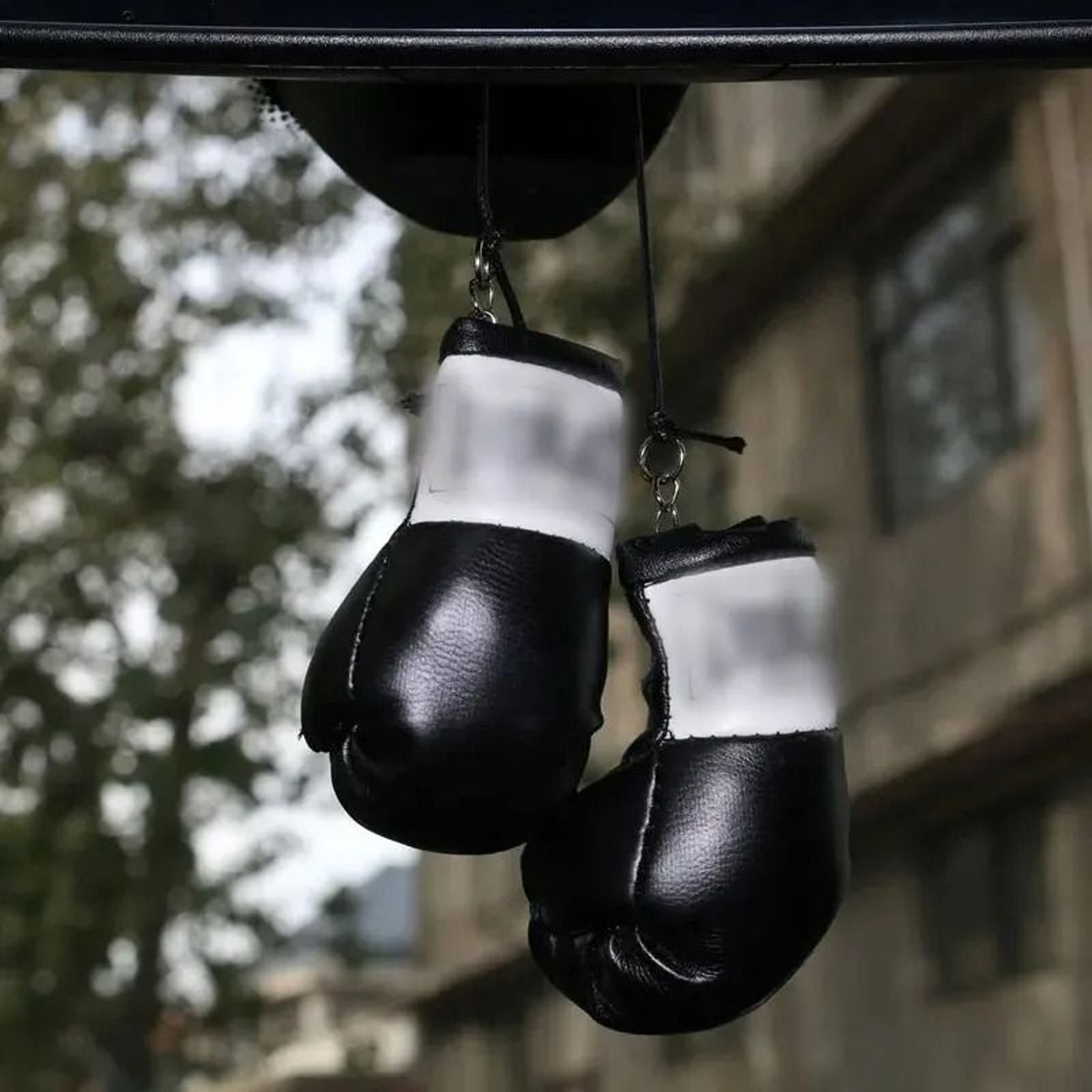 Christmas Boxing Glove Rearview Mirror Hanging Ornament 7
