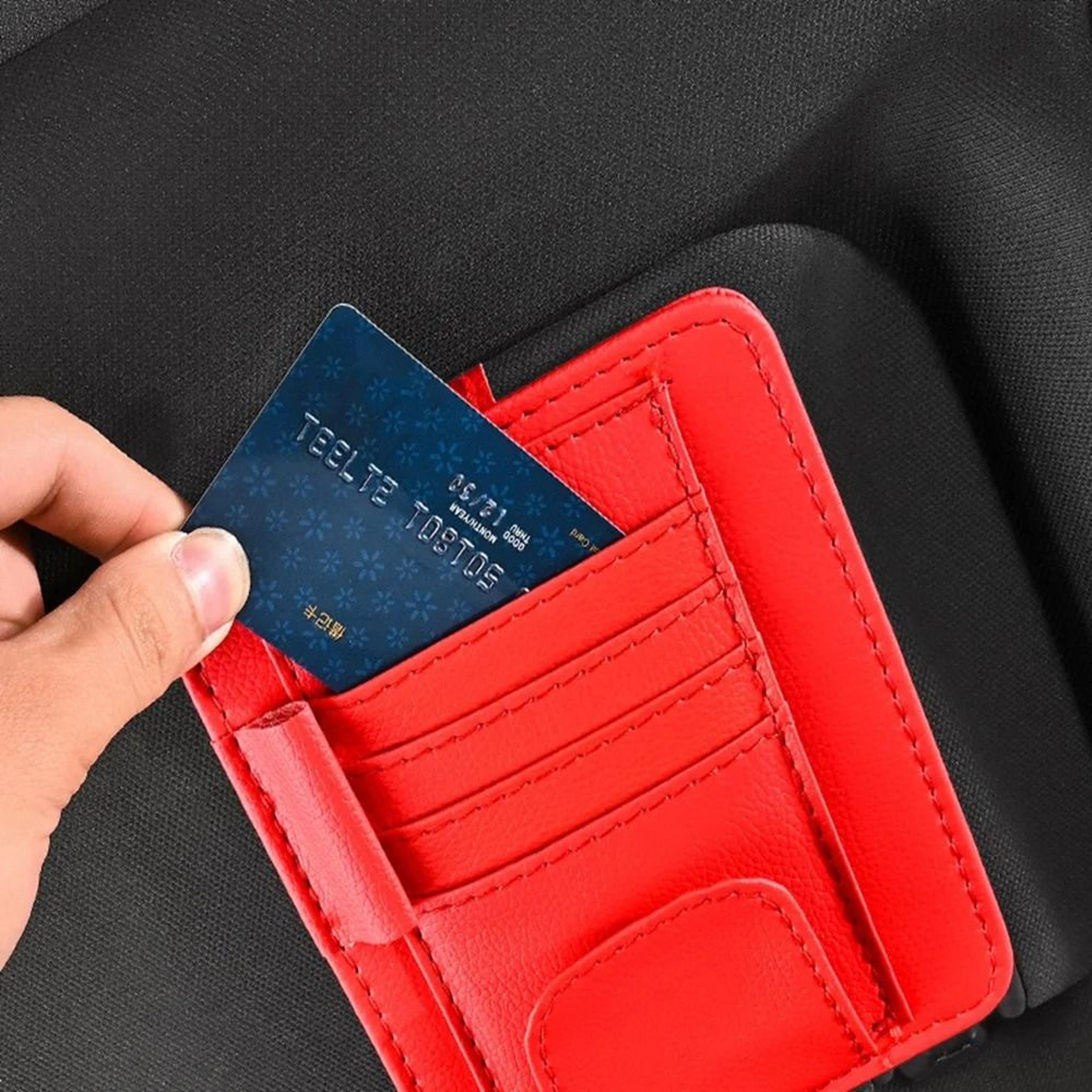 Multifunction Car Sun Visor Storage Clip Organizer 4