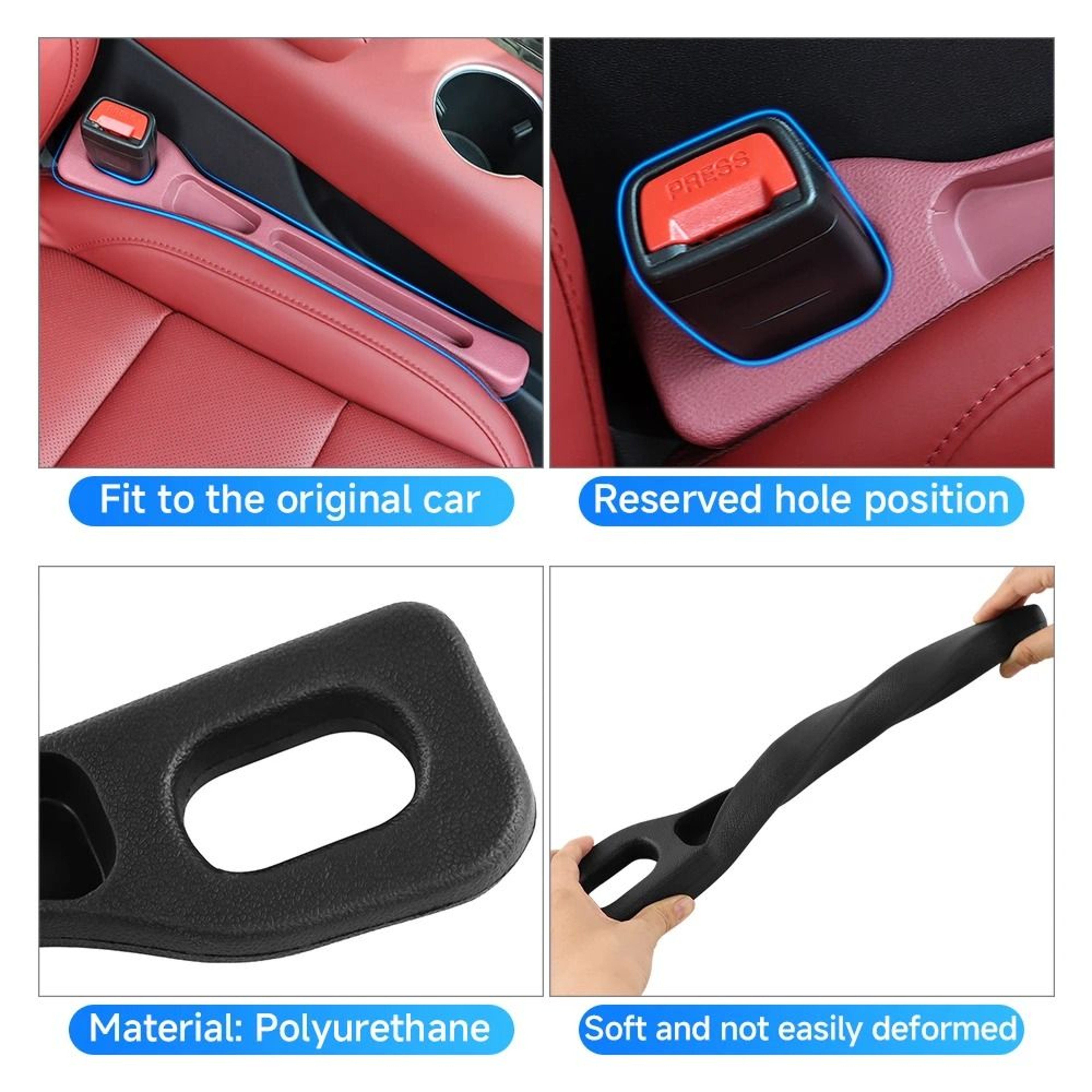 Toyota Seat Gap Filler Organizer For RAV4 Corolla Camry  Prado 4