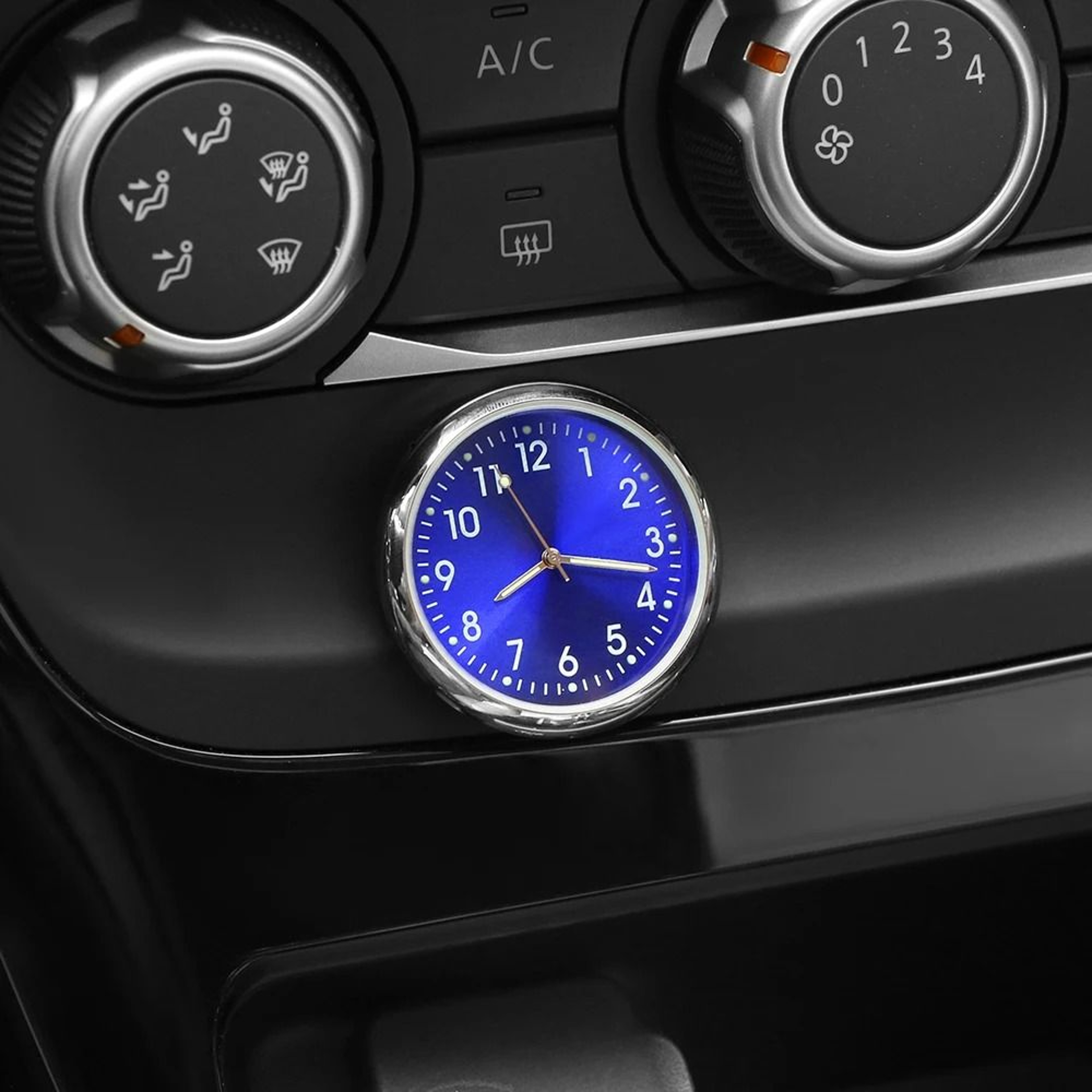 Mini Digital Car Clock Dashboard Timepiece For Auto Interior Decor 2