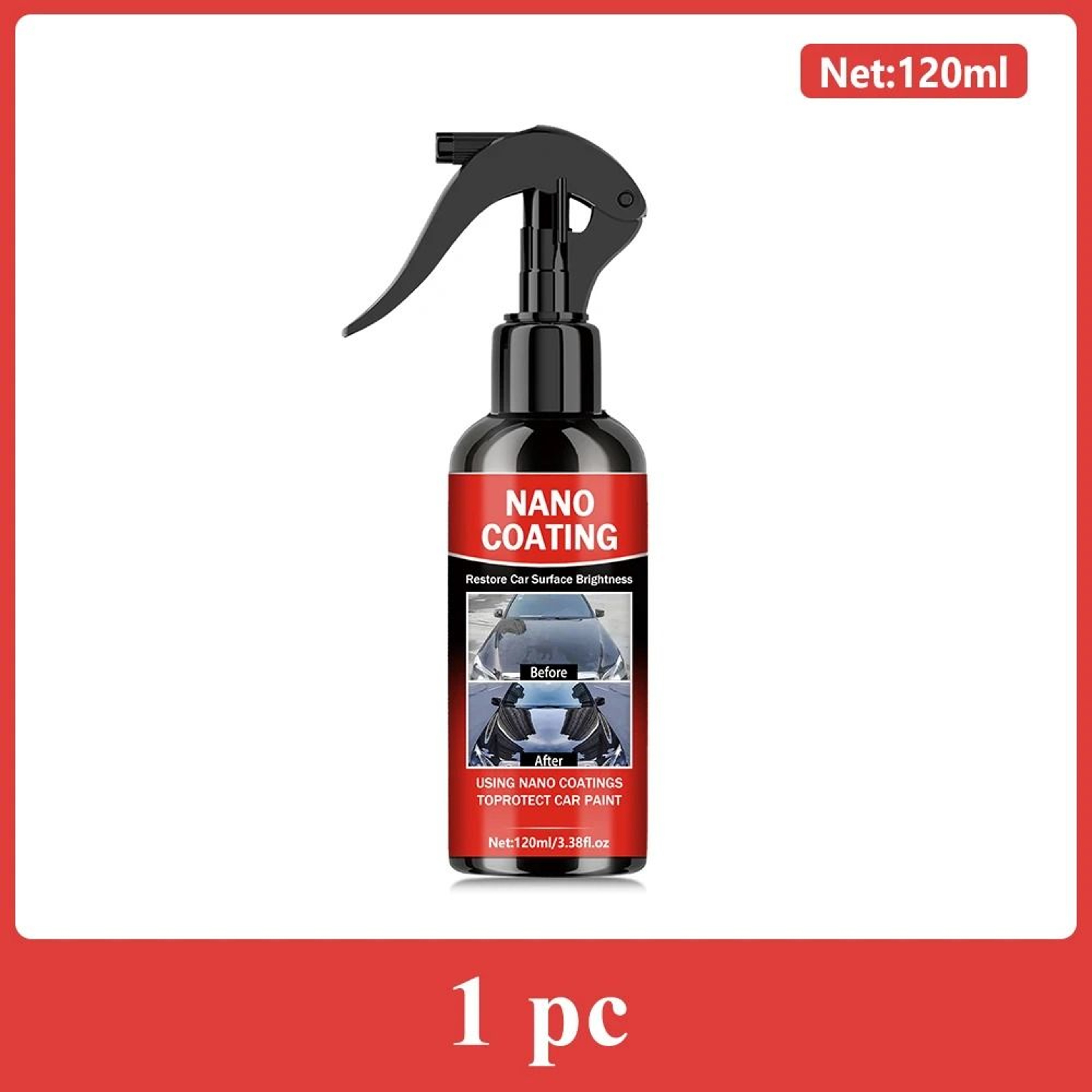 Graphene Nano Ceramic Car Coating Kit For High Gloss Paint Protection 8