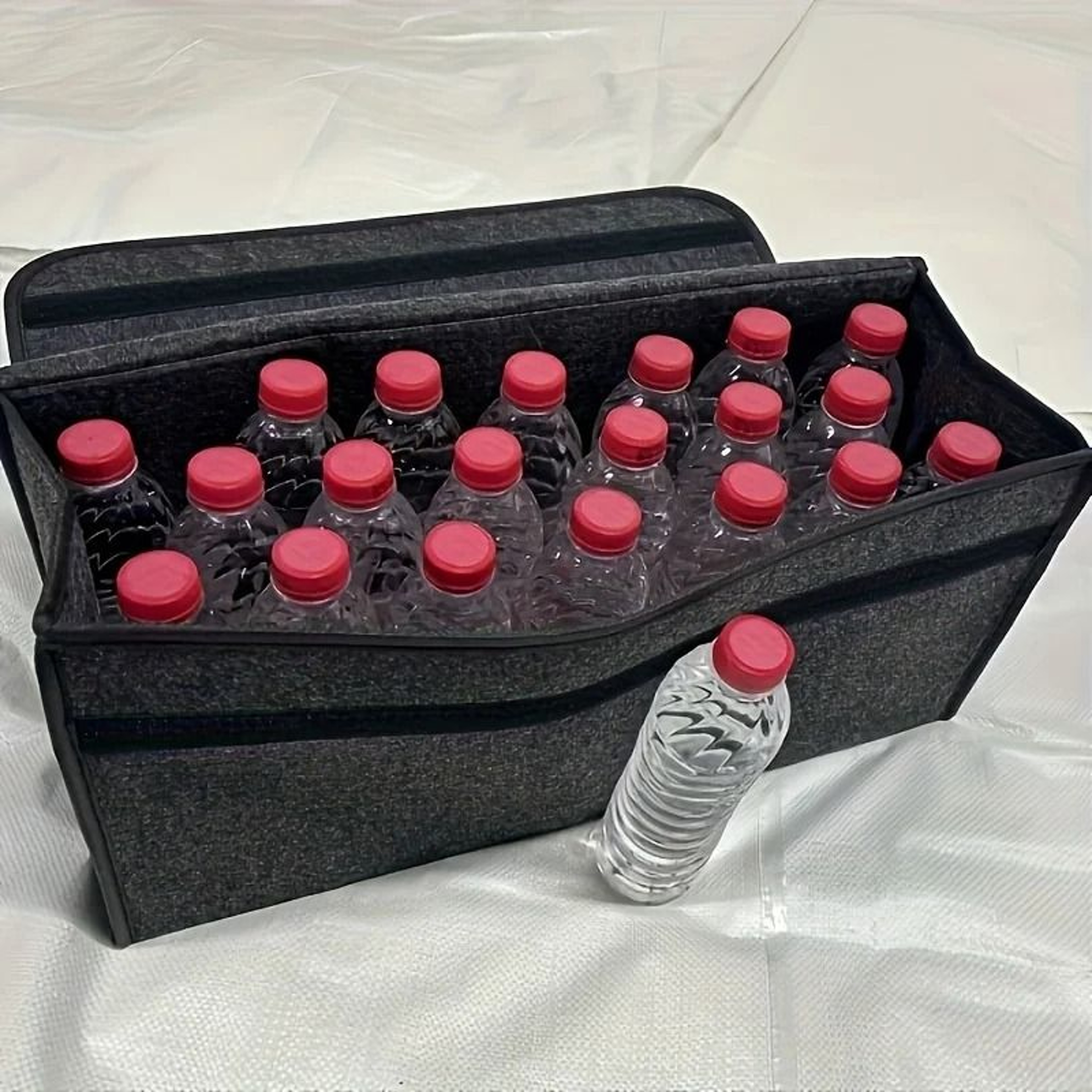Large Soft Felt Car Trunk Organizer Storage Bag For Tools Groceries  Travel Essentials 4