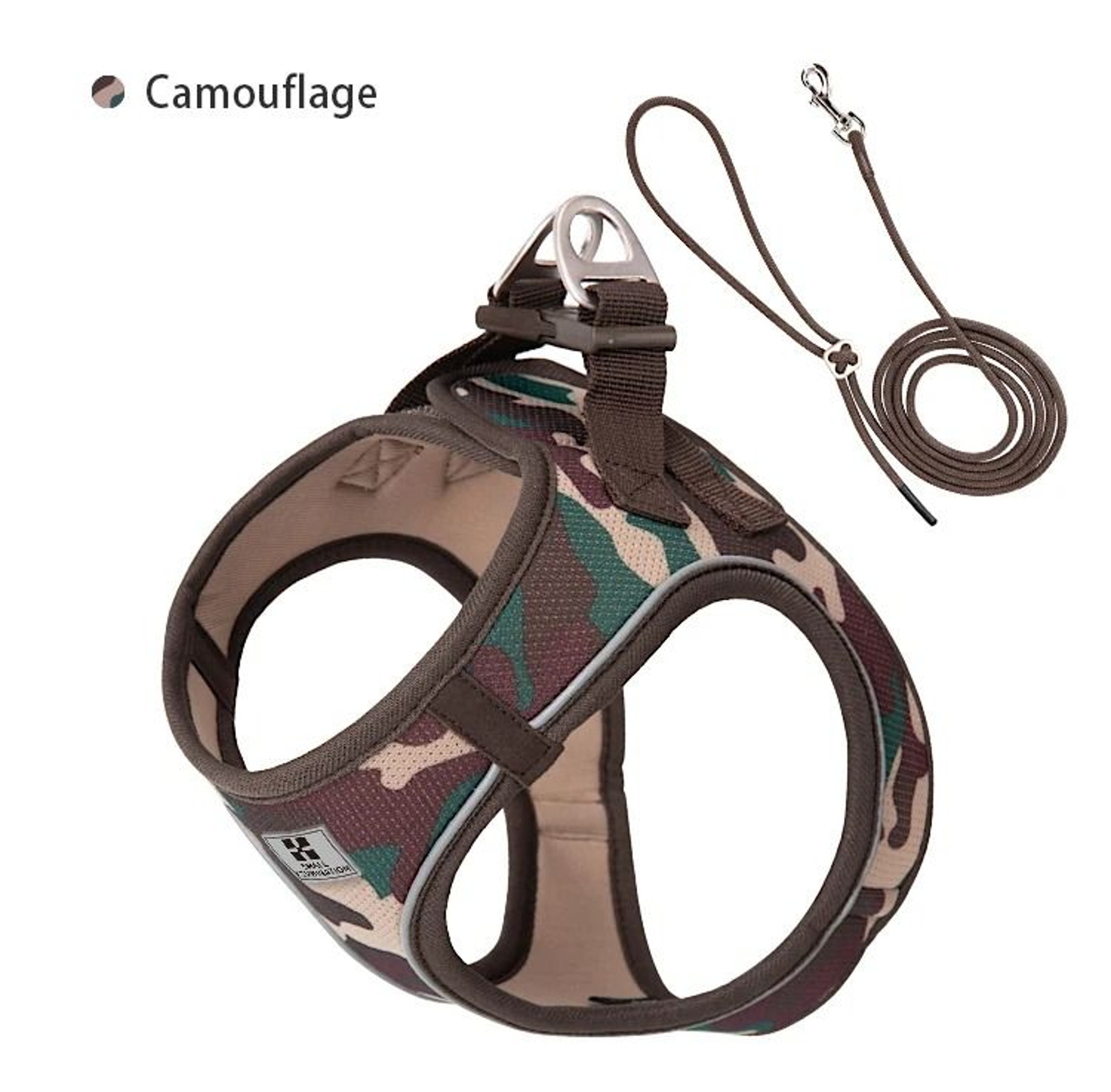Adjustable Reflective Dog Harness  Leash Set For Small  Medium Pets 14
