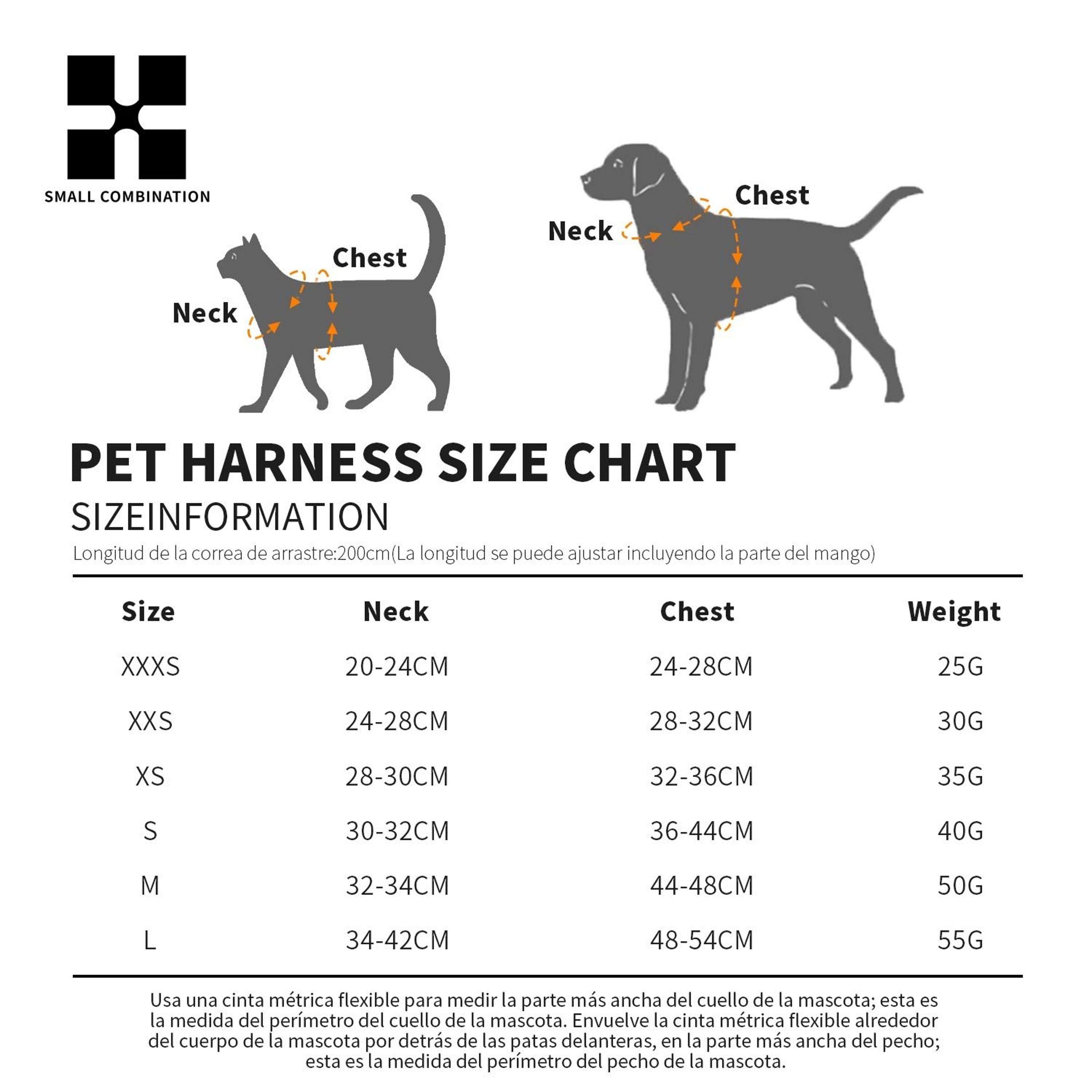 Adjustable Reflective Dog Harness & Leash Set for Small & Medium Pets – view 19