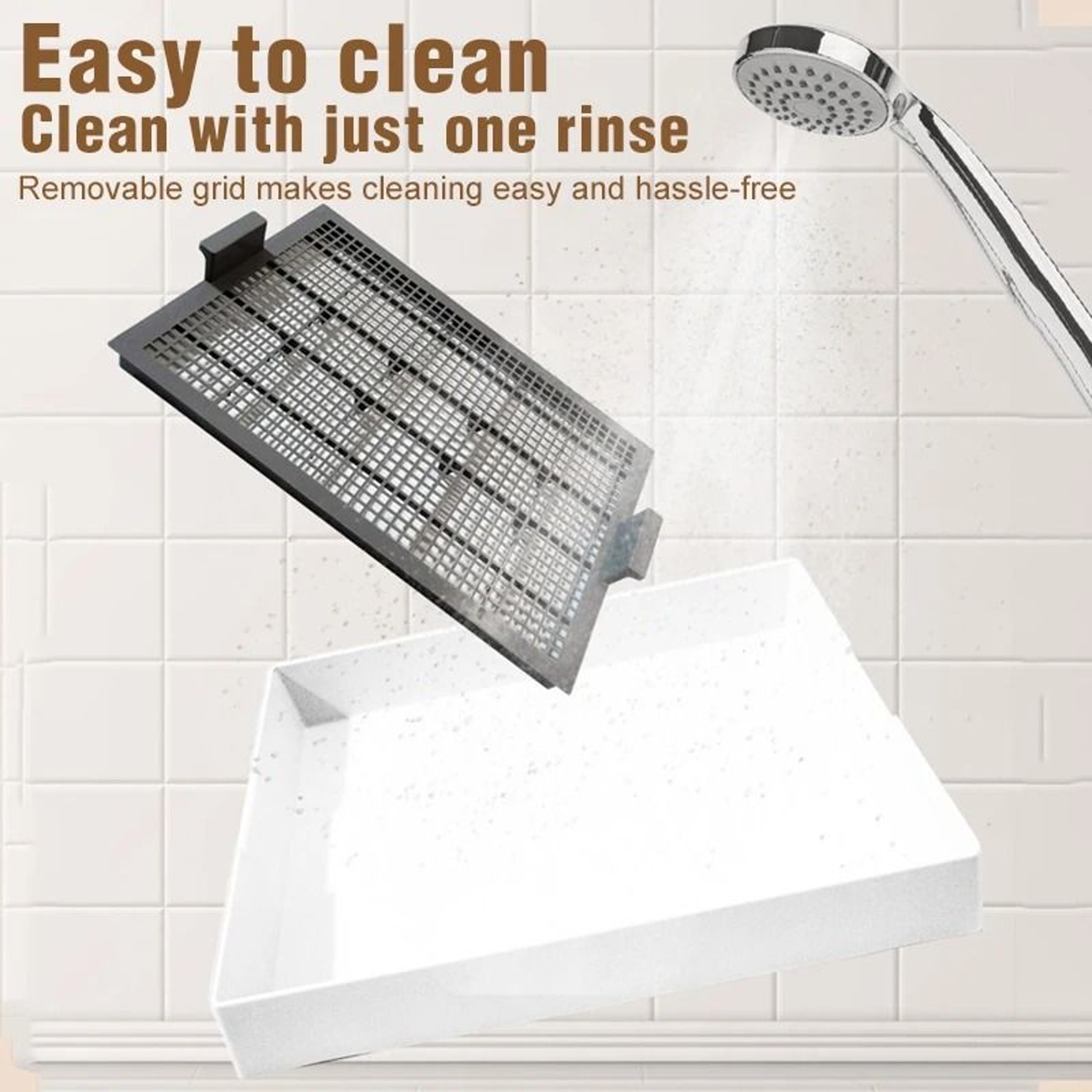 Flat Dog Potty Tray With Pee Pad Holder For Small  Medium Dogs 4