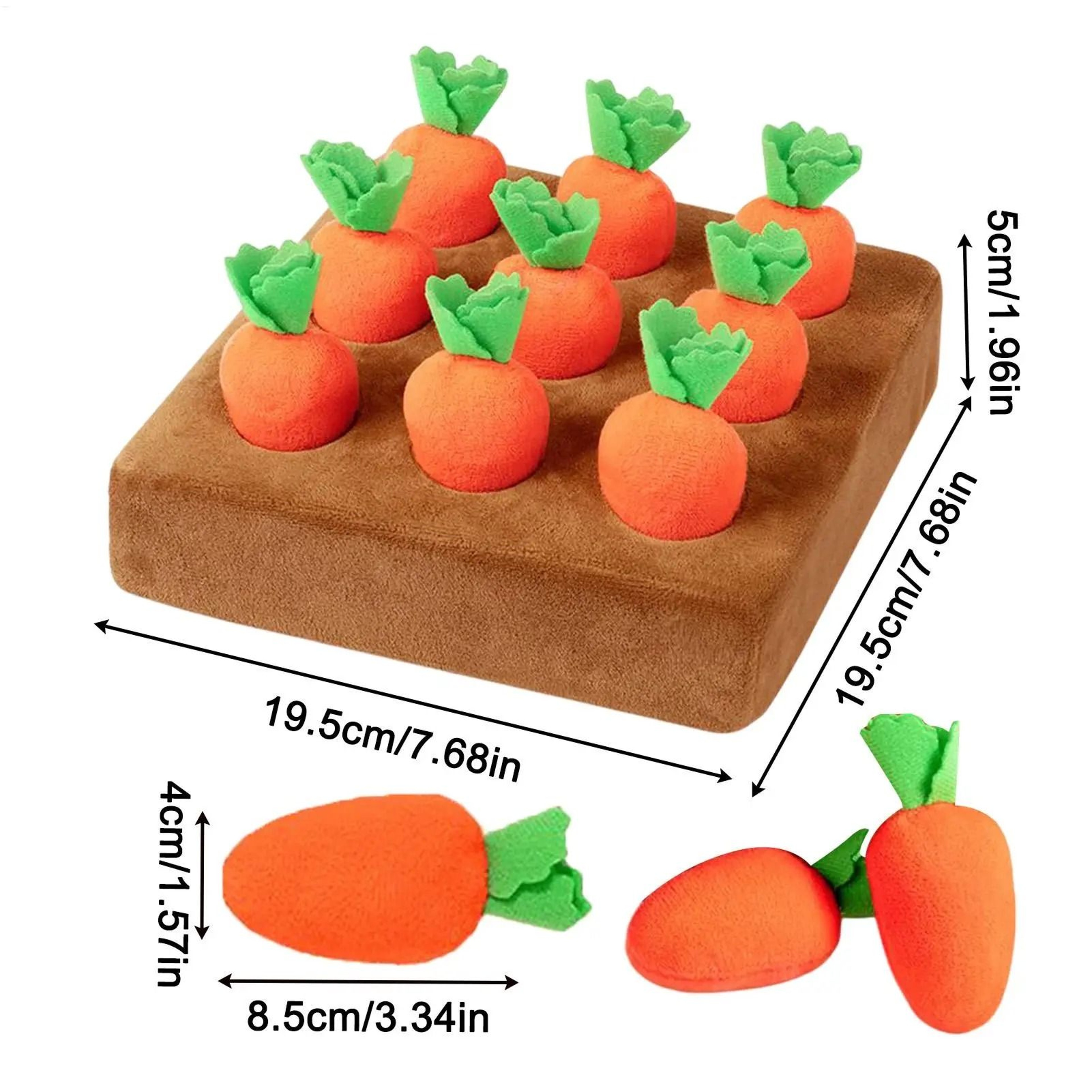 Carrot Snuffle Mat Interactive Dog Puzzle Toy For Nosework  Boredom Relief 6