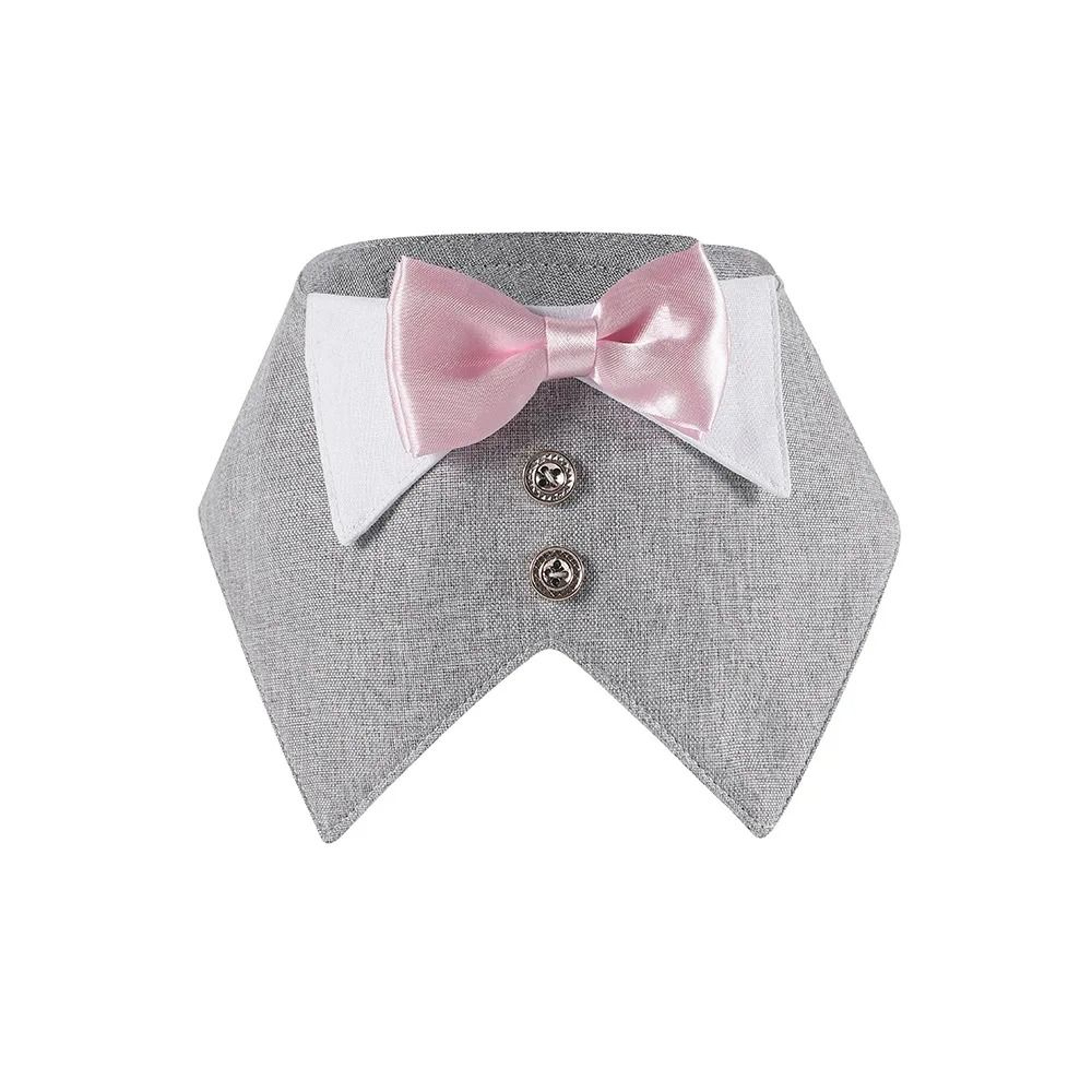 Formal Dog Tuxedo Bandana Collar With Bow Tie For Weddings  Parties 7