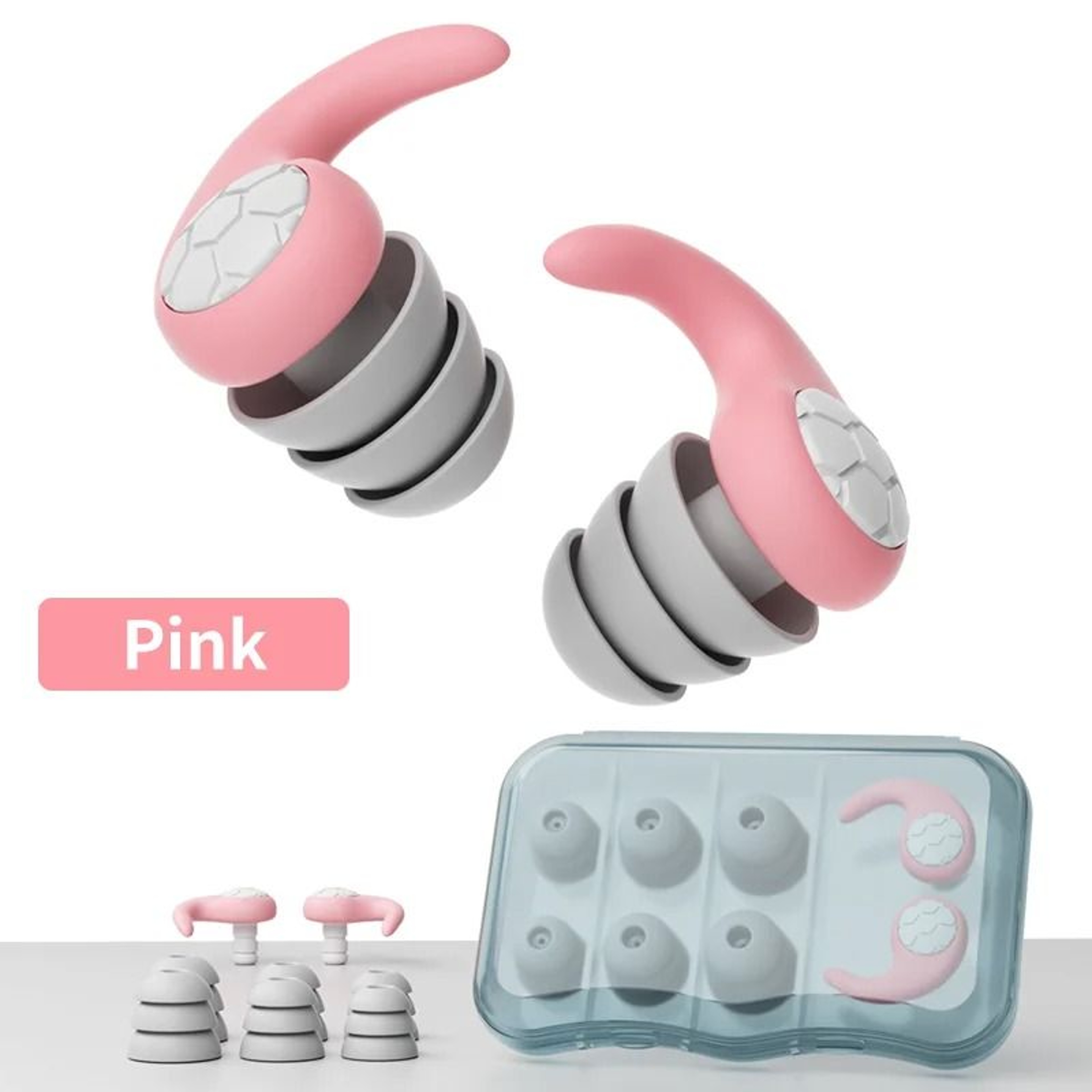 Reusable Waterproof Ear Plugs For Sleeping Swimming  Noise Reduction 11