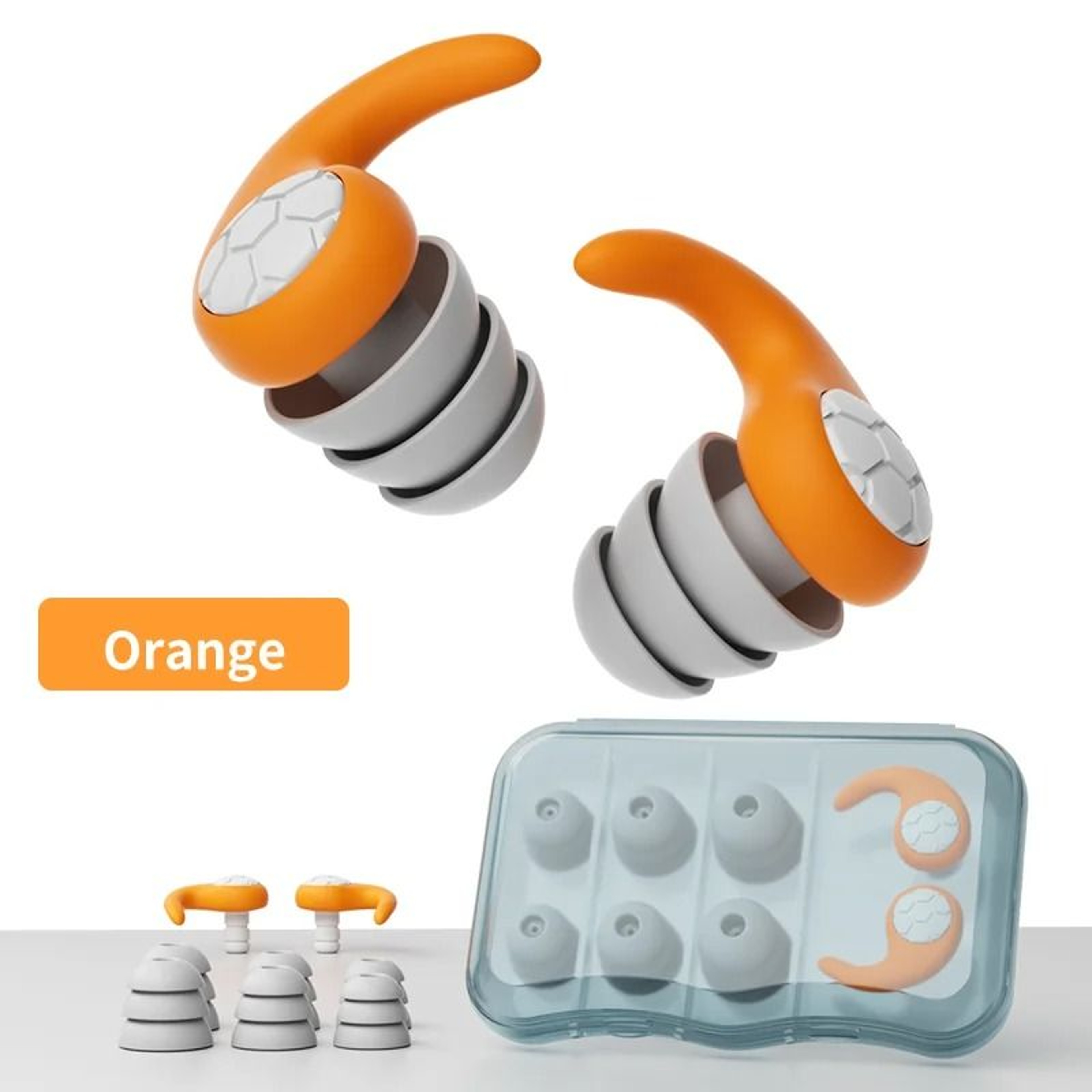 Reusable Waterproof Ear Plugs For Sleeping Swimming  Noise Reduction 7