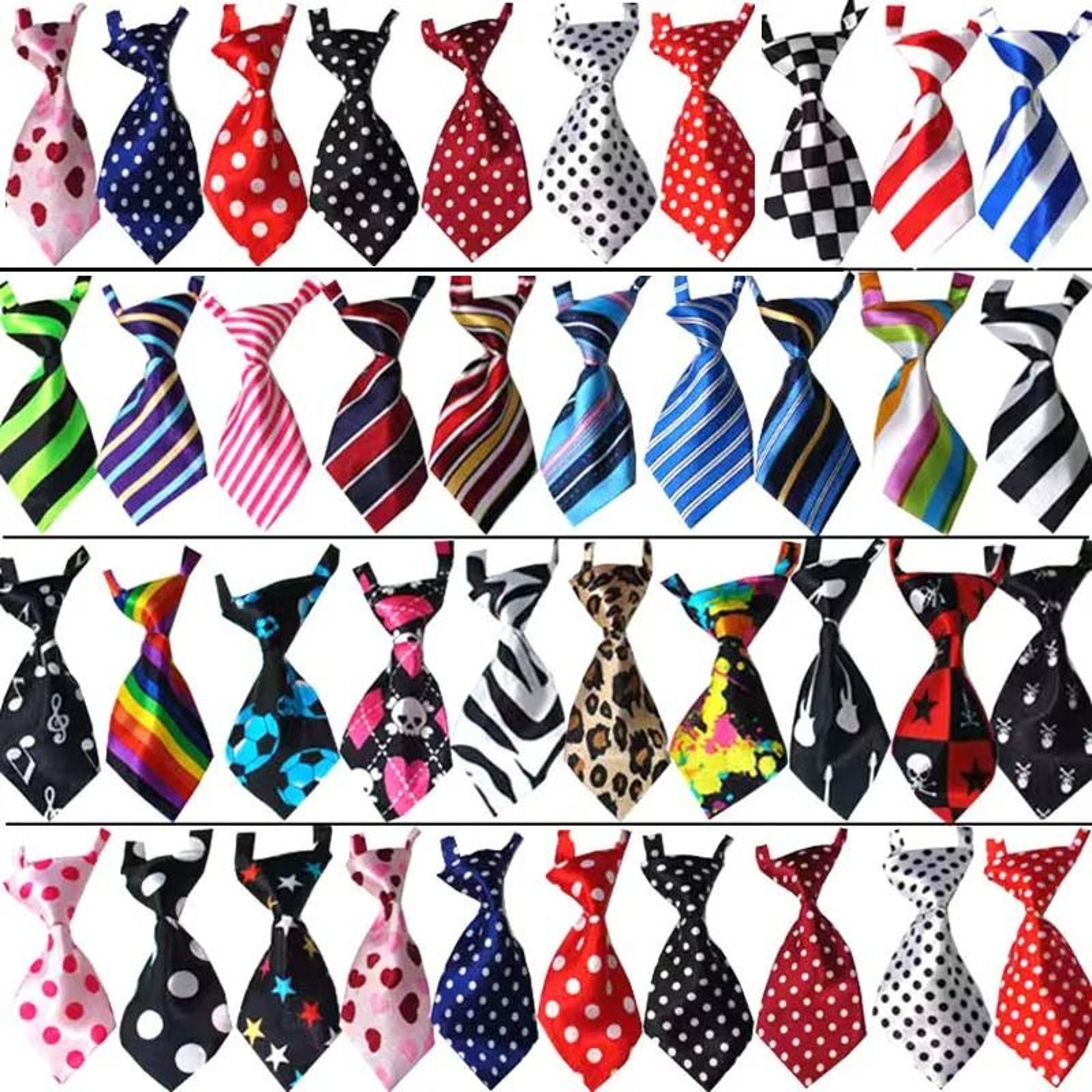 Luxury Adjustable Pet Bow Tie Set For Dogs  Cats 0