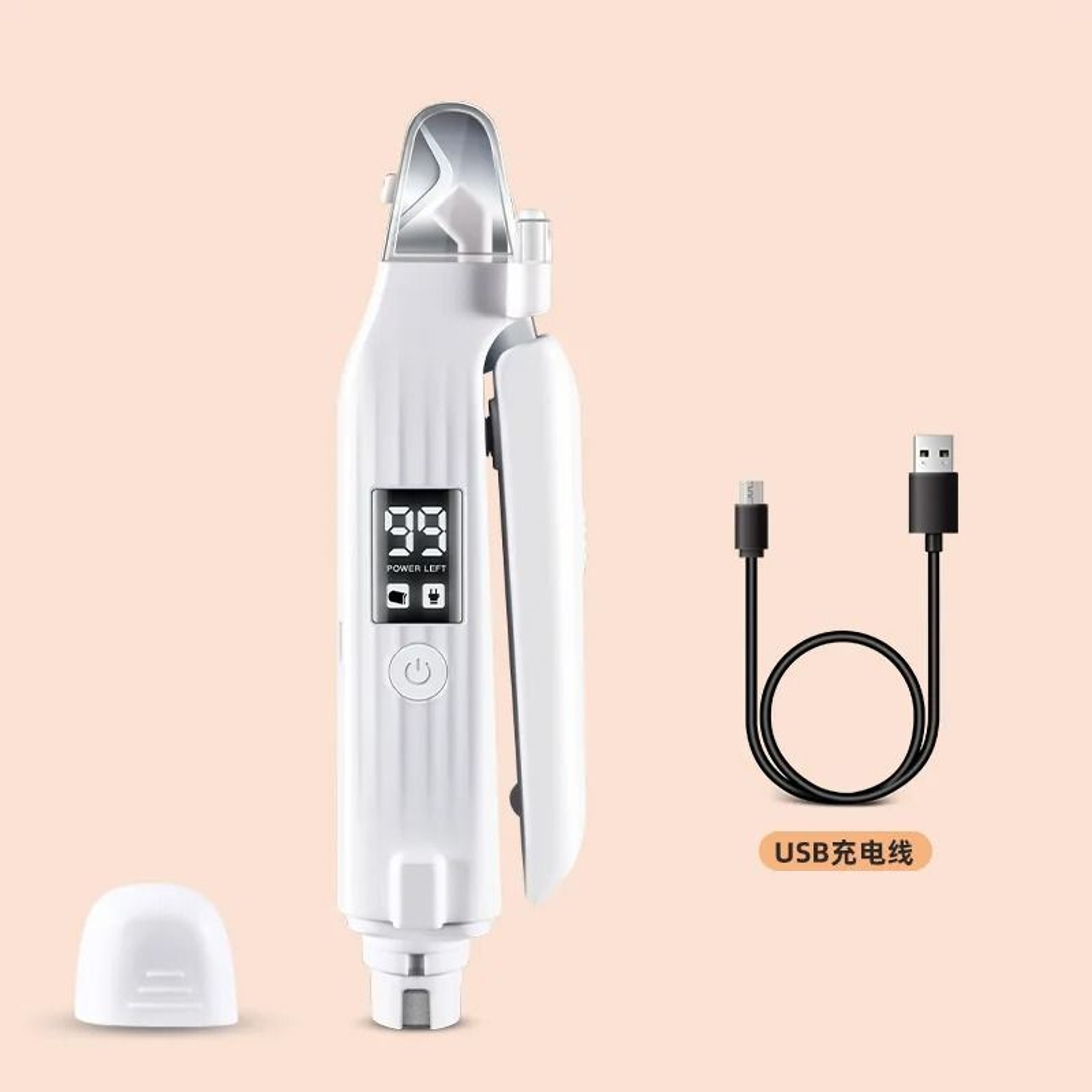 2in1 Electric Pet Nail Grinder  Clipper With LED Light For Dogs And Cats 6