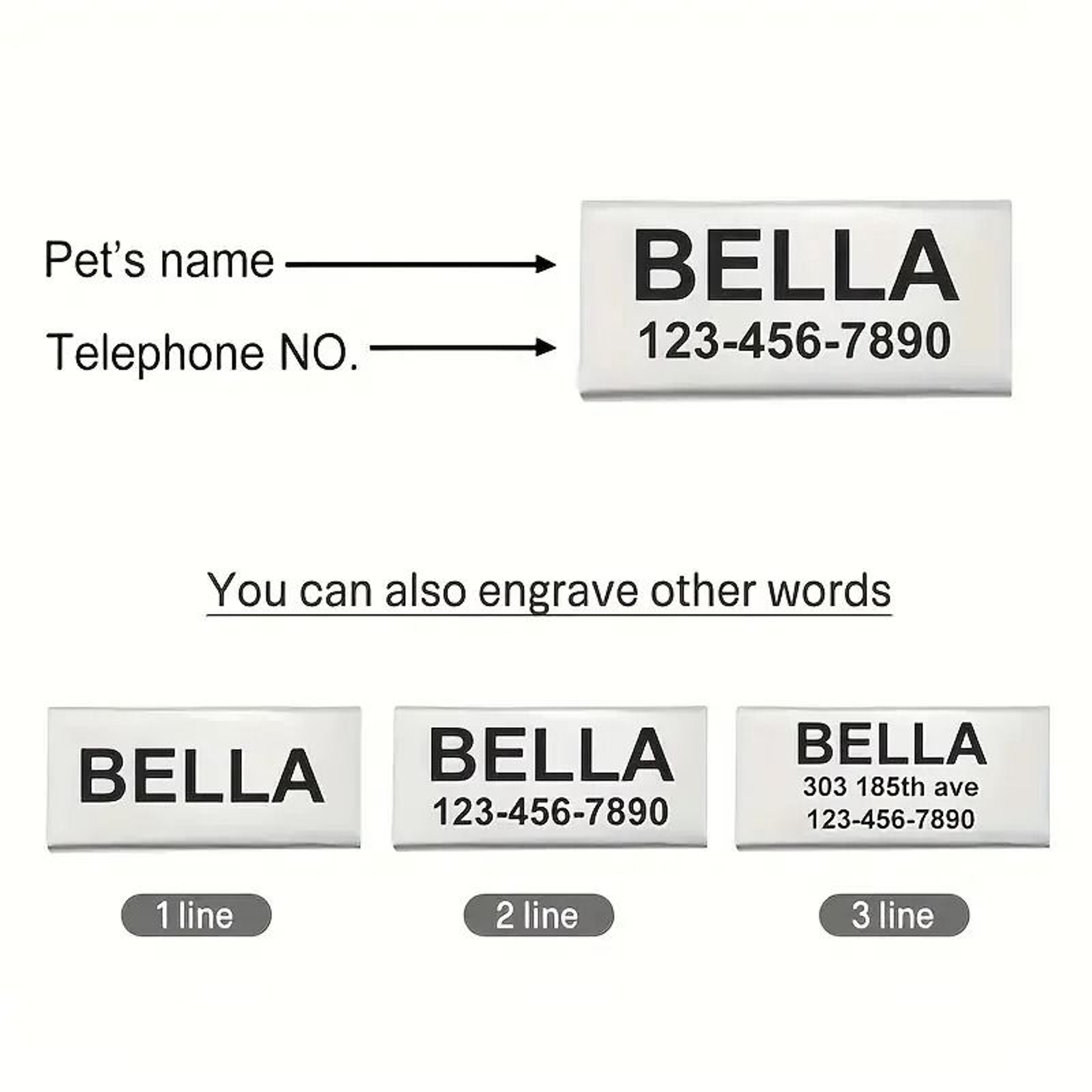 Personalized Reflective Safety Cat Collar Set With Engraved ID Buckle 4