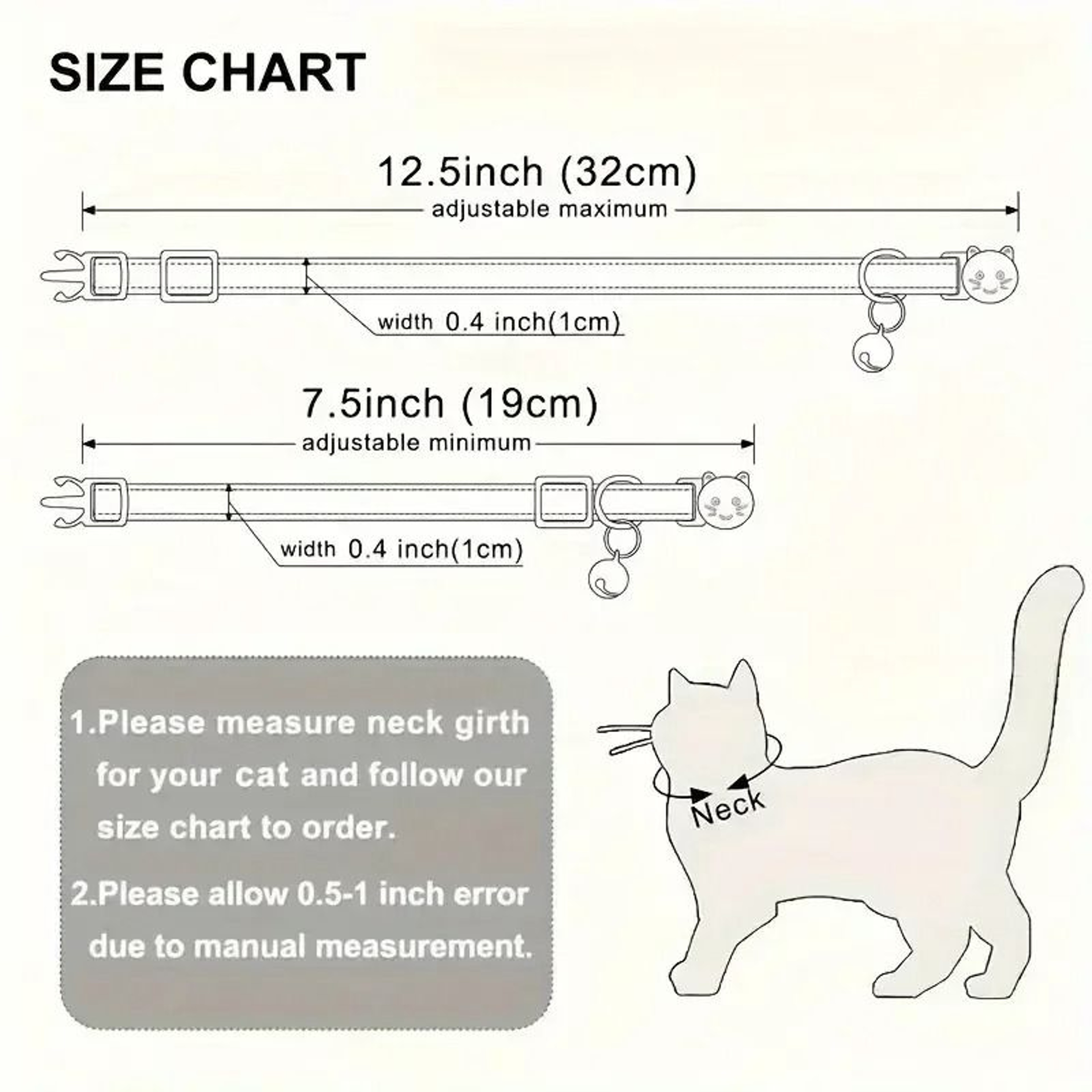 Personalized Reflective Safety Cat Collar Set With Engraved ID Buckle 5