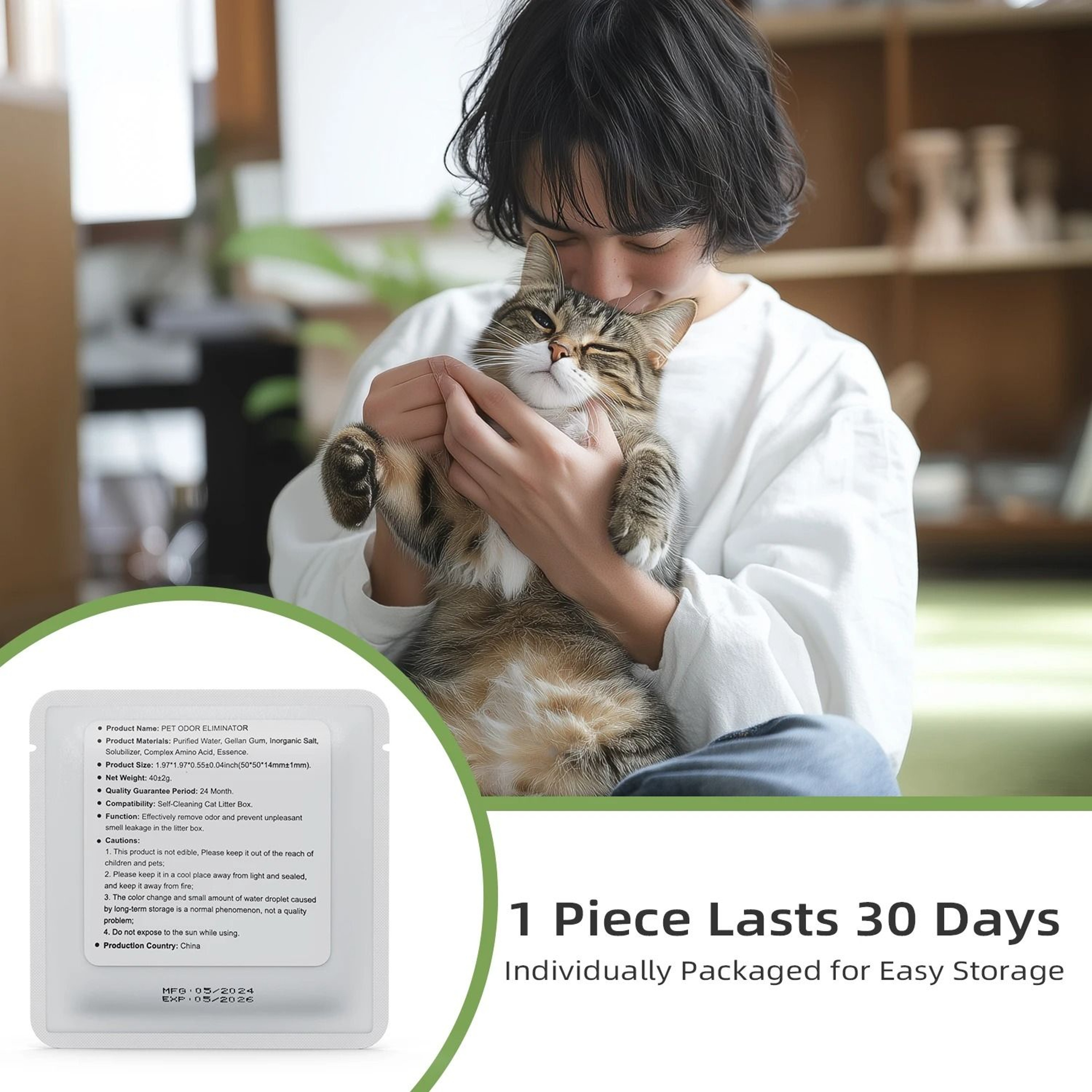N50 Cat Litter Deodorizer Blocks For LongLasting Litter Box Odor Control 3