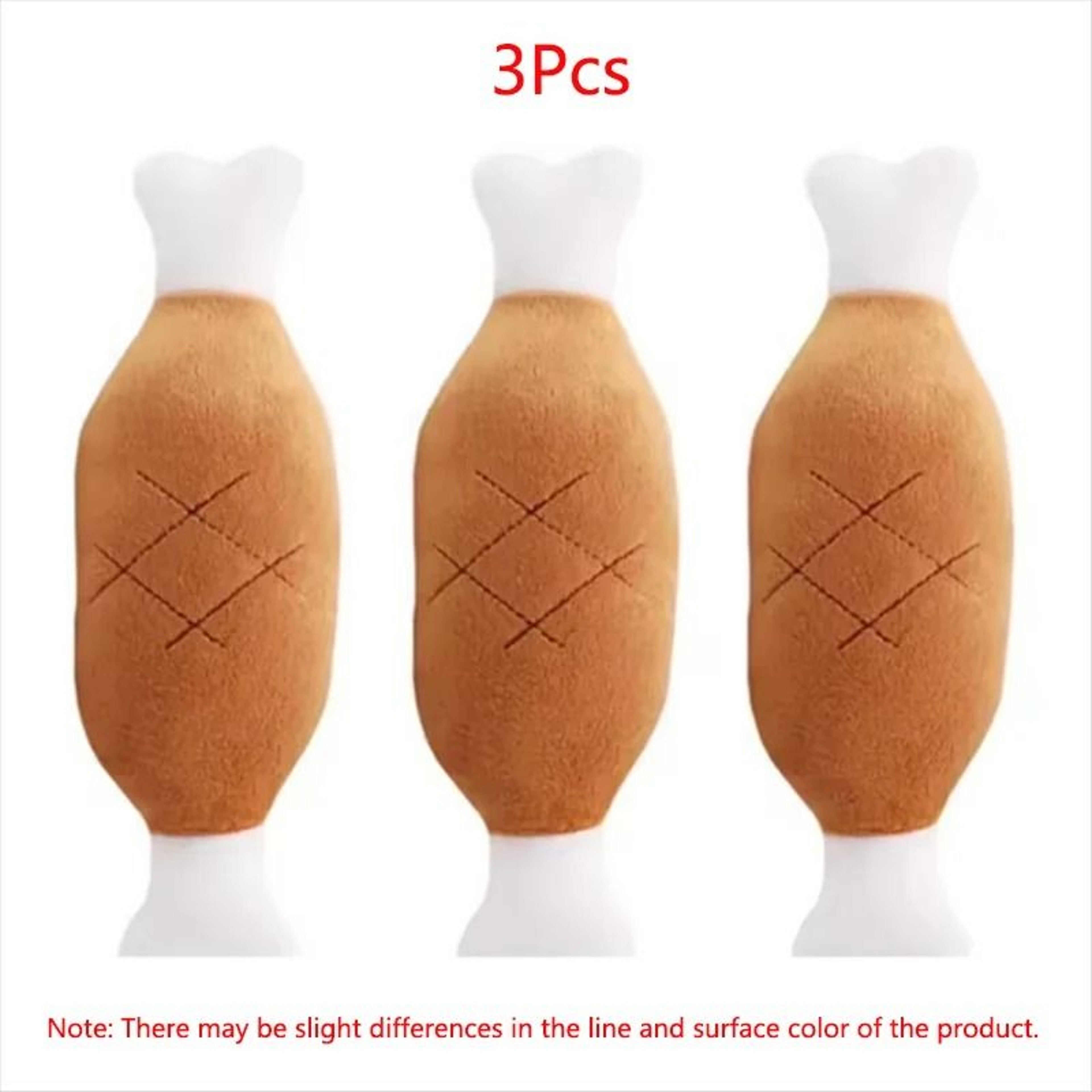Chicken Leg Plush Squeaky Dog Toy Interactive Bone Chew Toy For Dogs  Cats 6