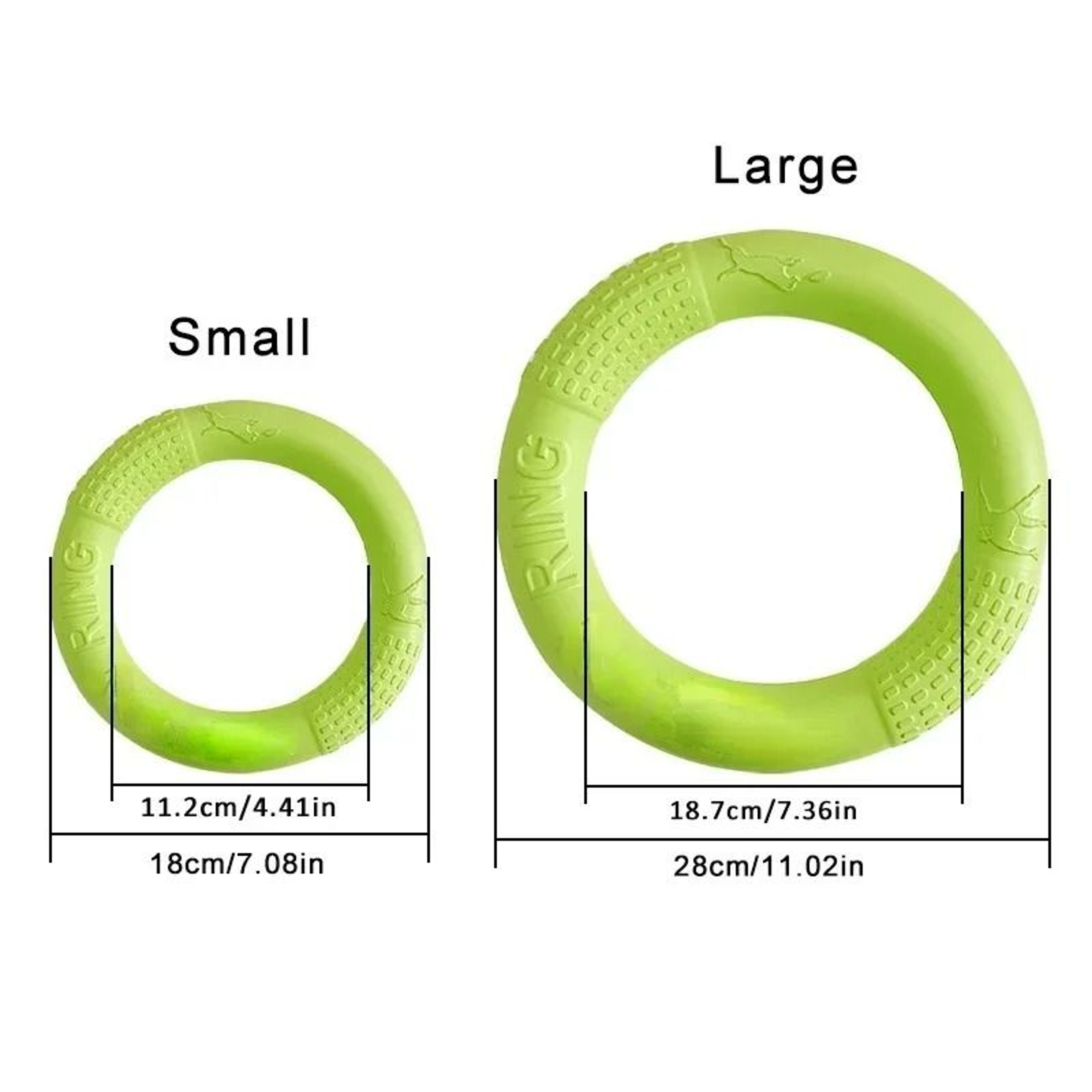 Floating EVA Dog Flying Disc Ring Interactive Training  Chew Toy For Dogs 5