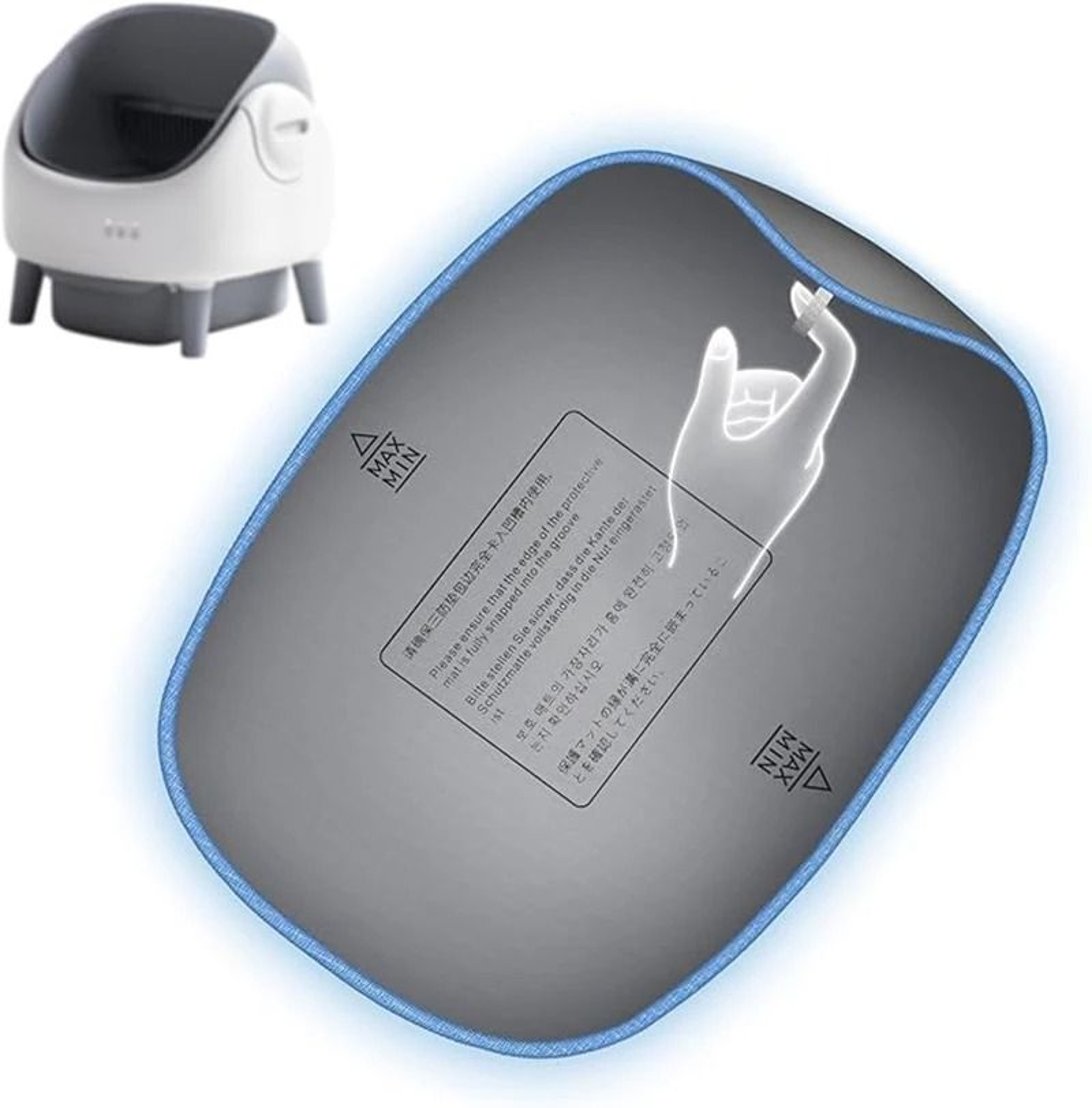 Smart OpenType SelfCleaning Cat Litter Box With Tuya App Control 6